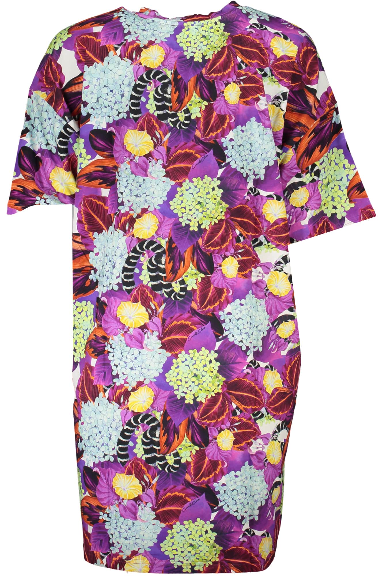 Cavalli Class mujer corto vestido morado