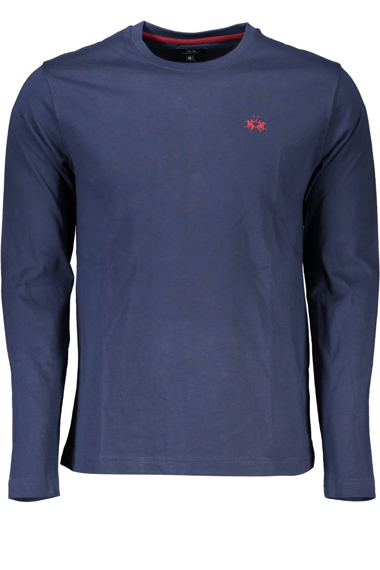 La Martina hombre manga larga t-camisa azul