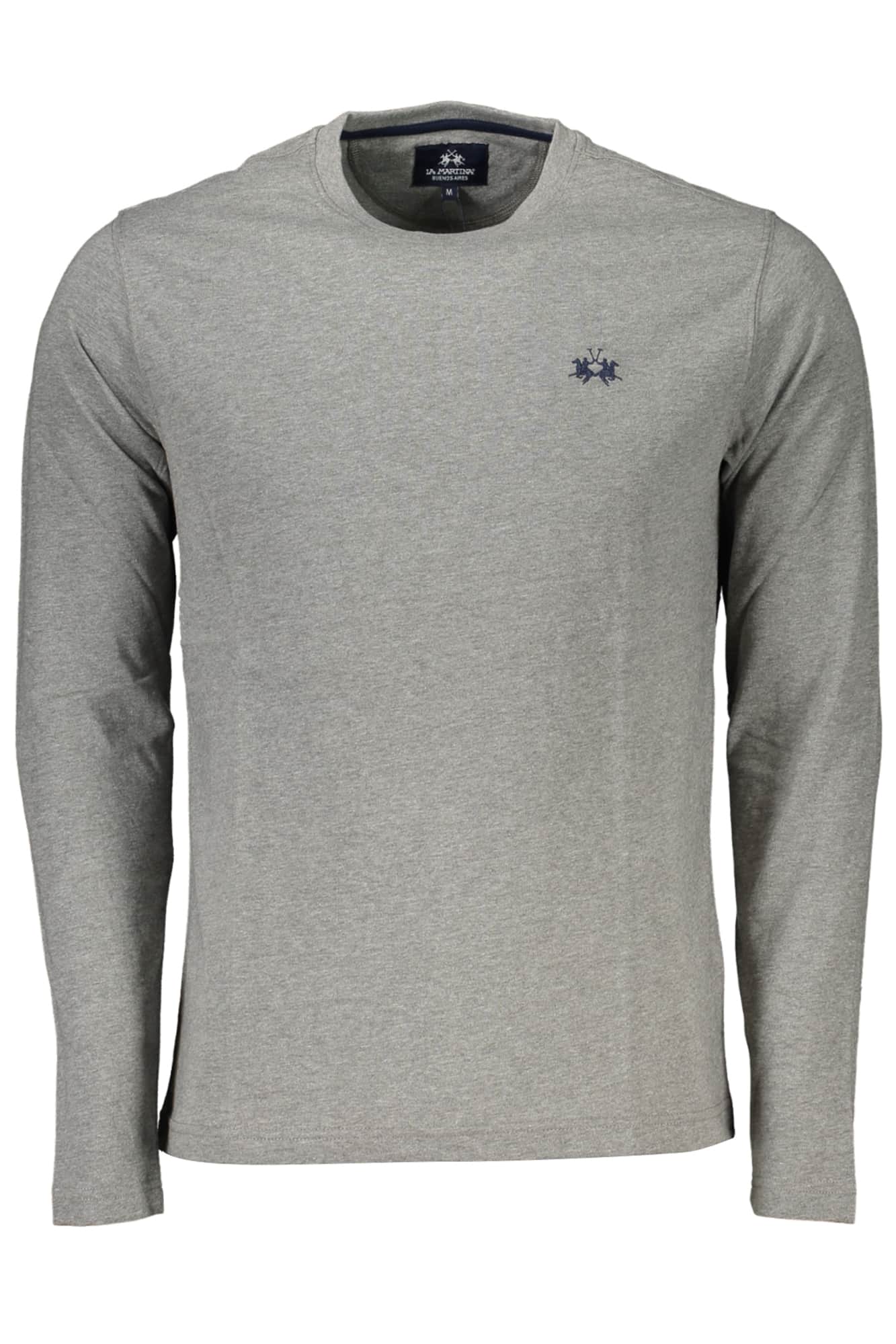 La Martina hombre manga larga t-camisa gris