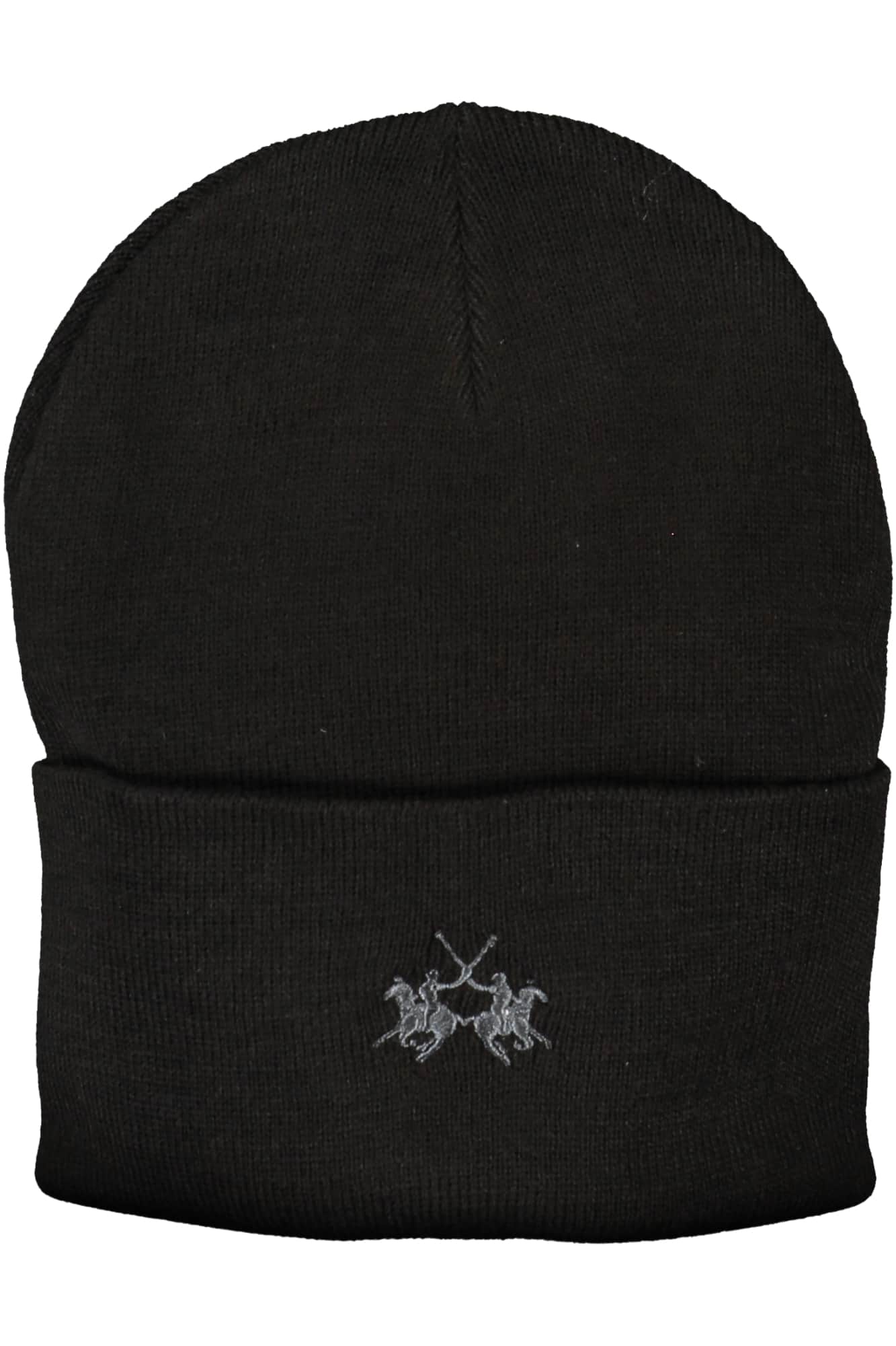 La Martina negro hombre gorro