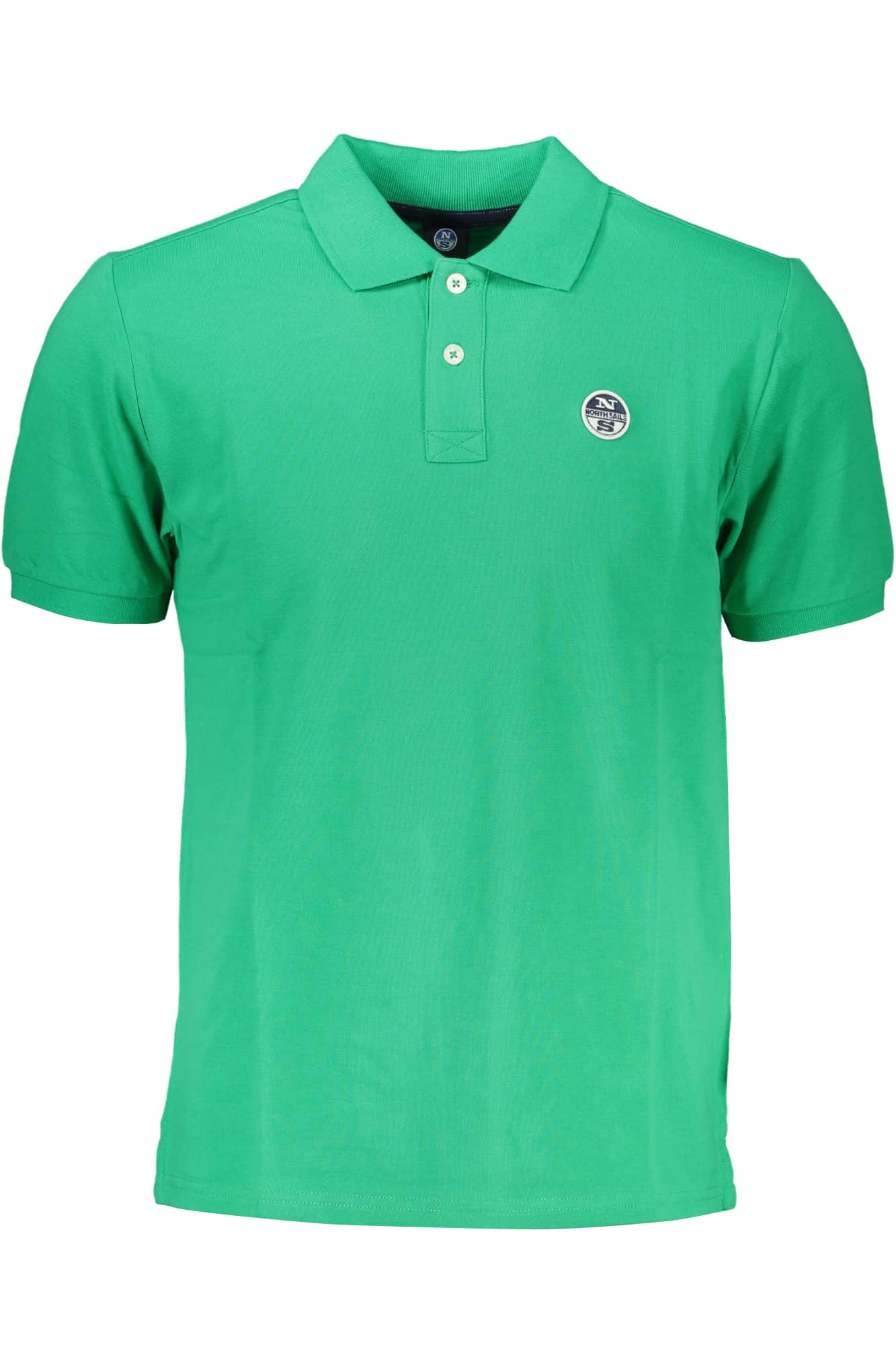 North Sails verde hombre manga corta polo