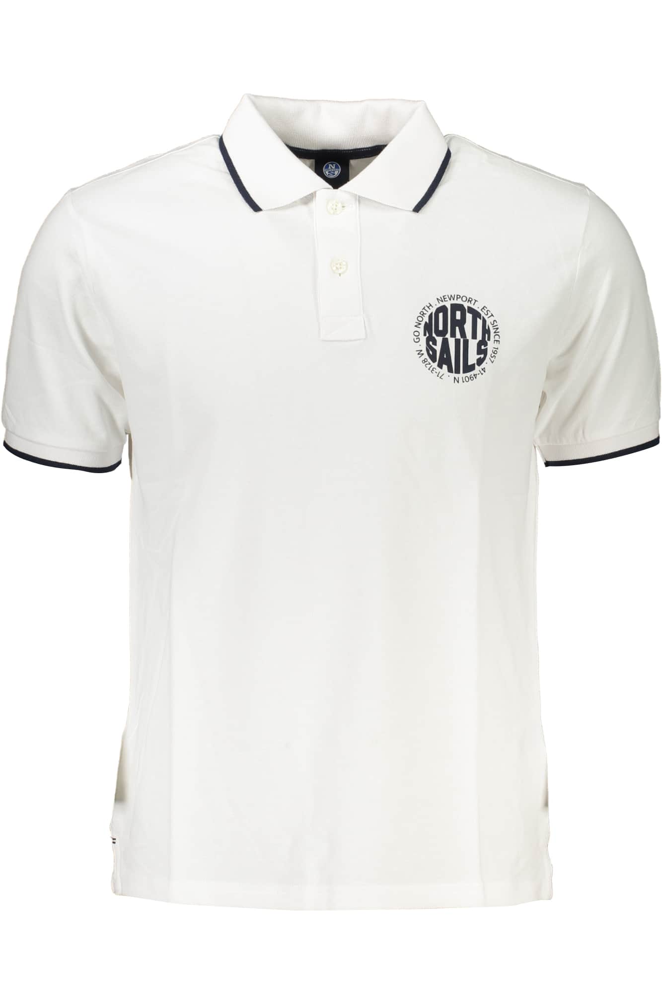 North Sails verde hombre manga corta polo