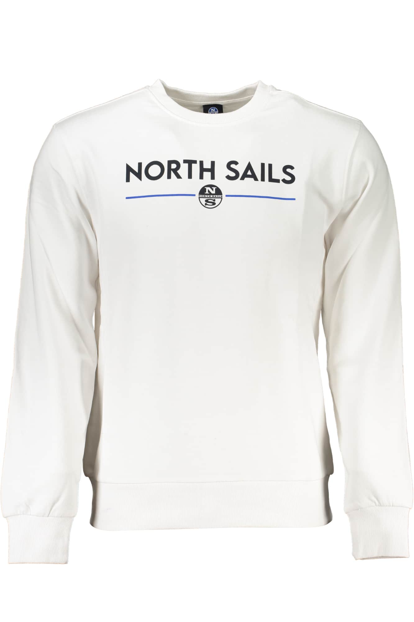 North Sails hombre blanco sin cremallera sudadera