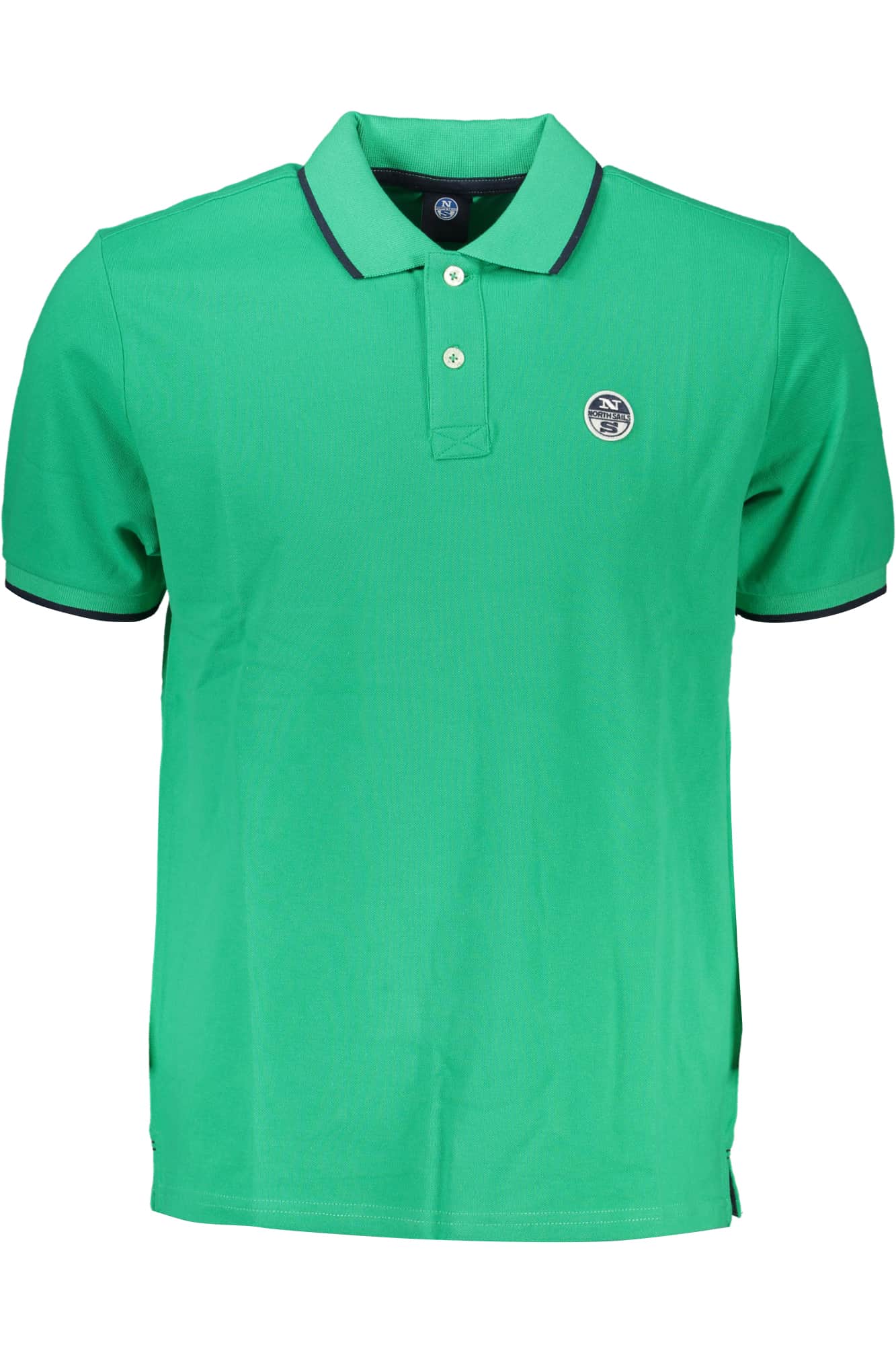 North Sails verde hombre manga corta polo