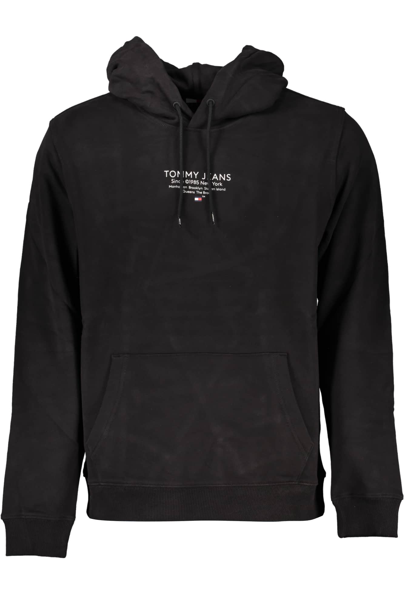 Tommy Hilfiger hombre negro sin cremallera sudadera