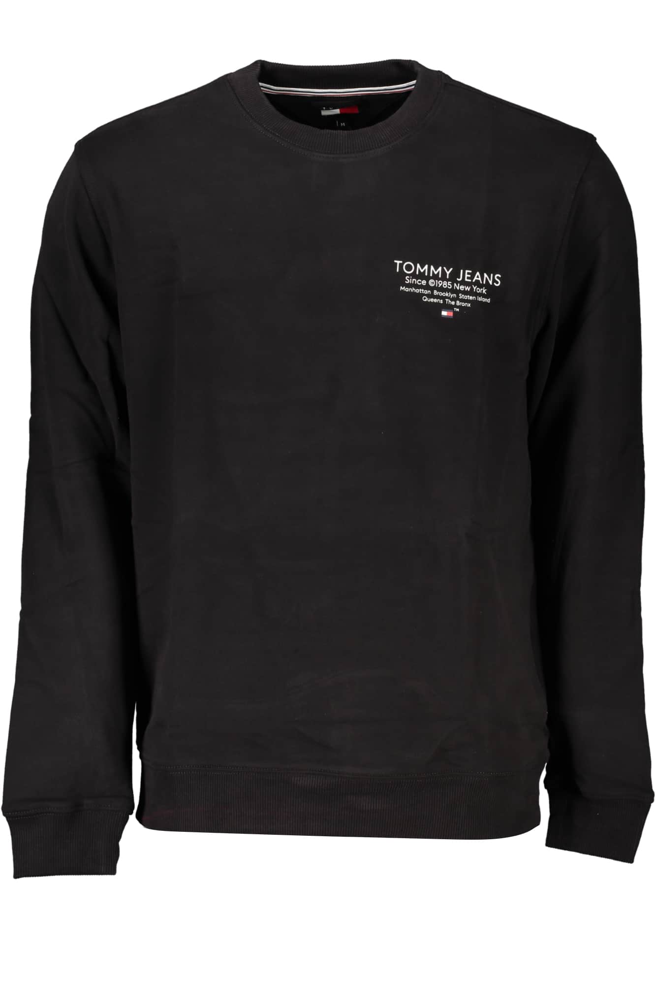 Tommy Hilfiger hombre negro sin cremallera sudadera