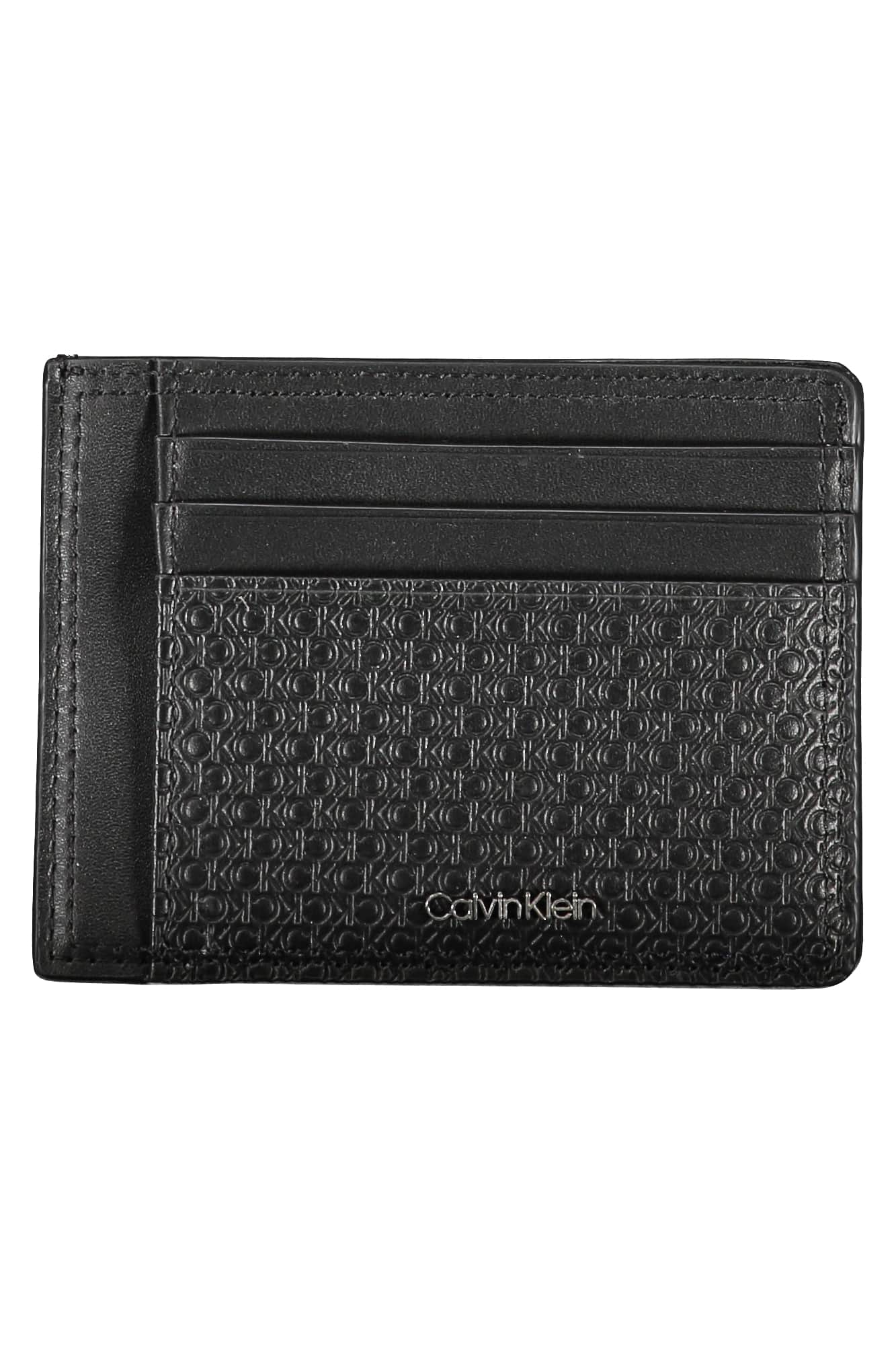Calvin Klein negro hombre cartera