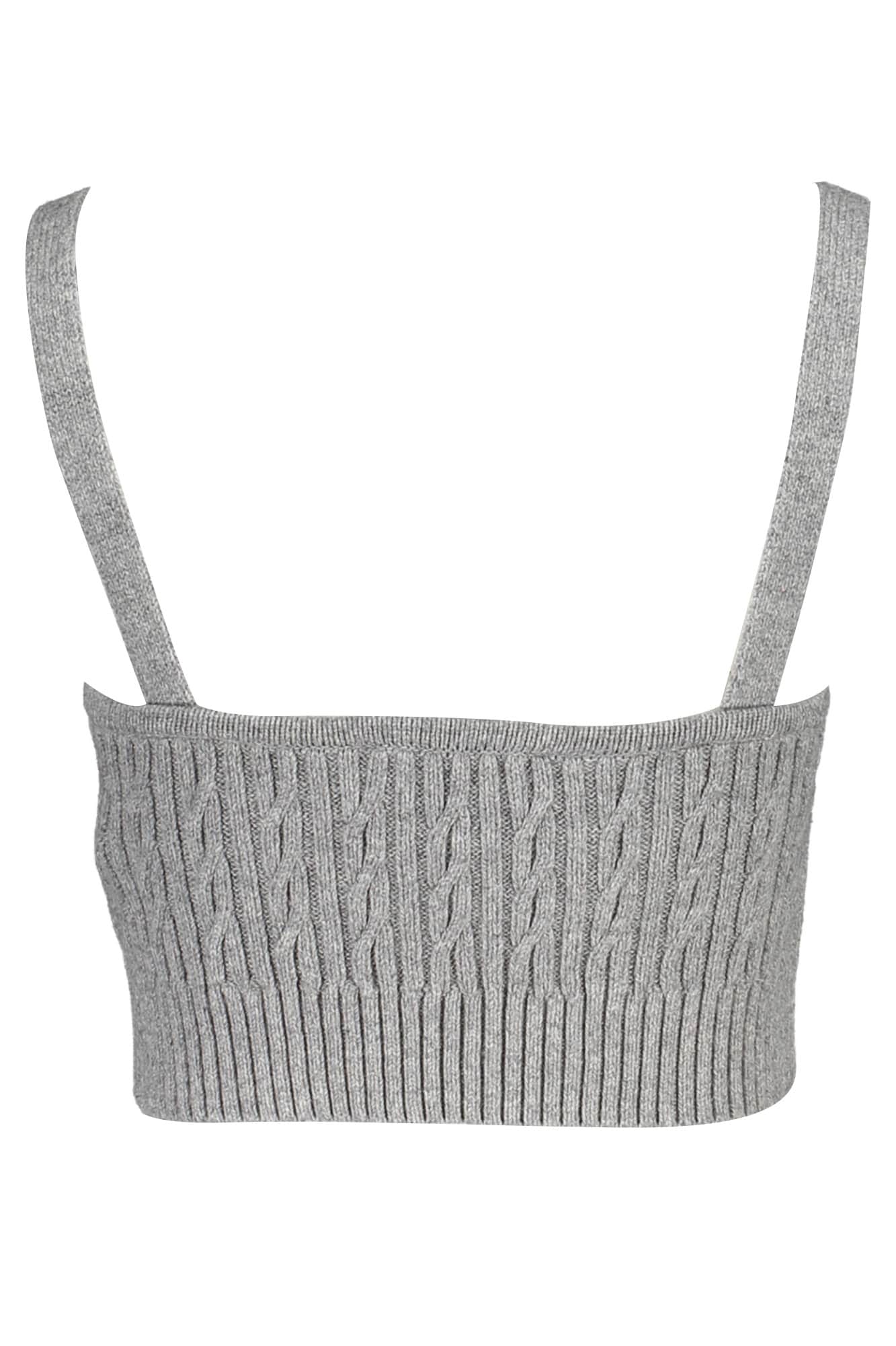 Tommy Hilfiger gris mujer top