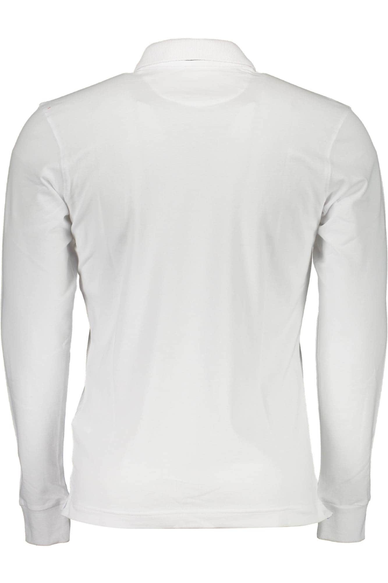 La Martina hombre blanco manga larga polo