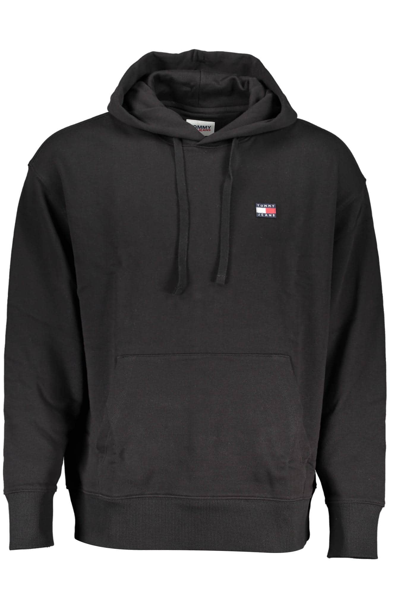 Tommy Hilfiger hombre negro sin cremallera sudadera