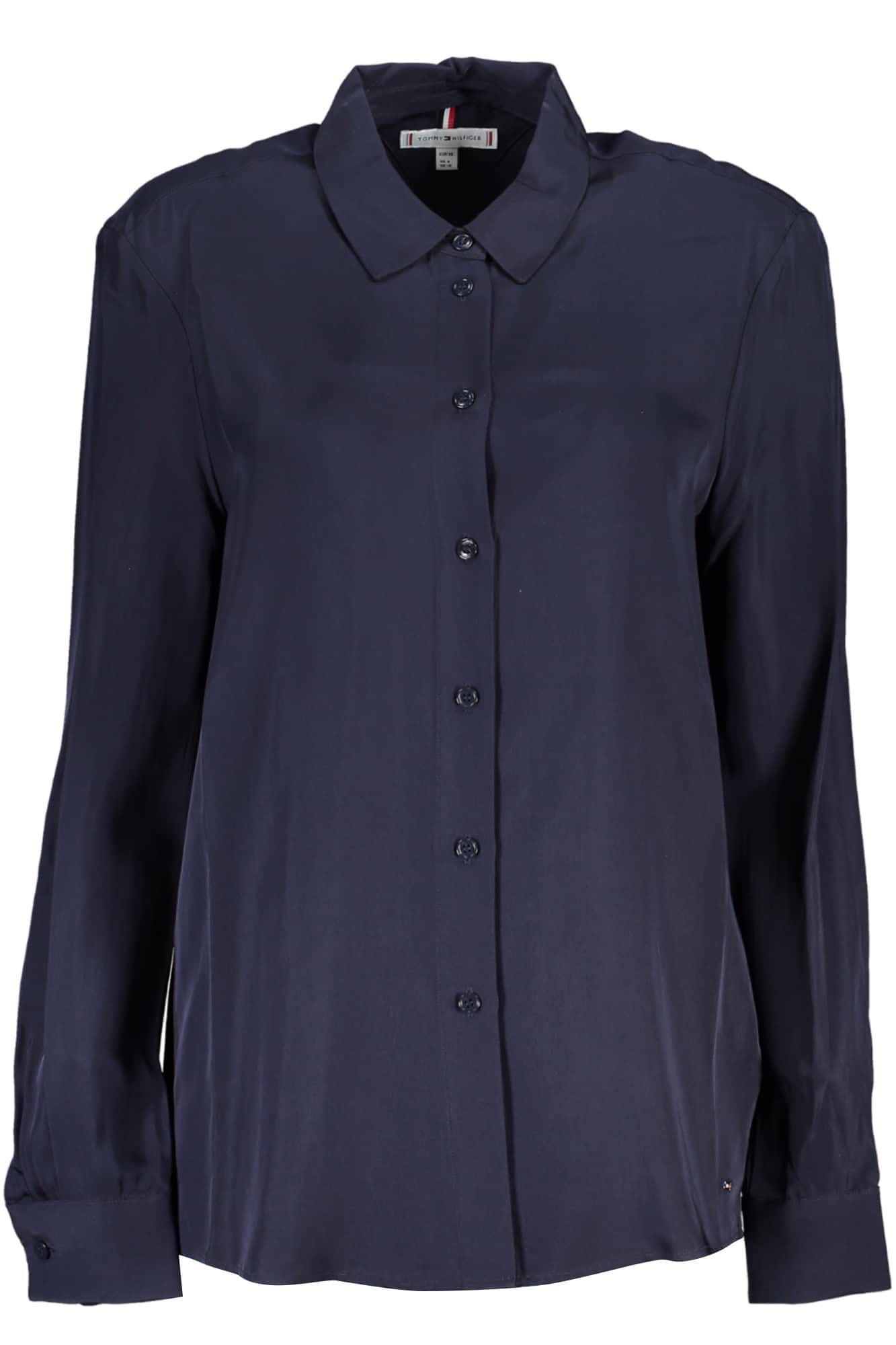 Tommy Hilfiger mujer manga larga camisa azul