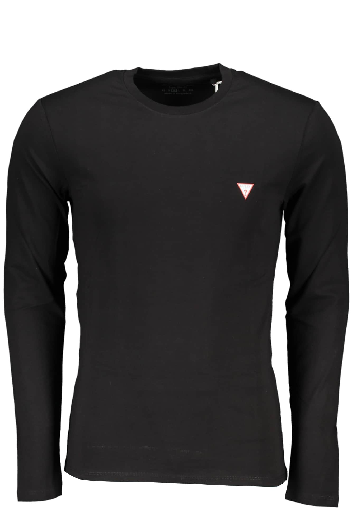 Guess vaqueros hombre manga larga t-camisa blanco