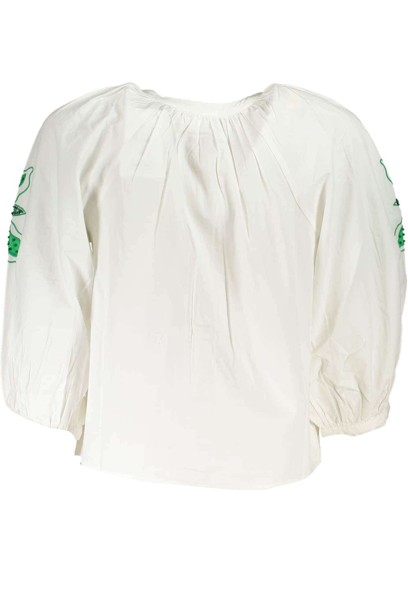Desigual mujer manga larga camisa blanco