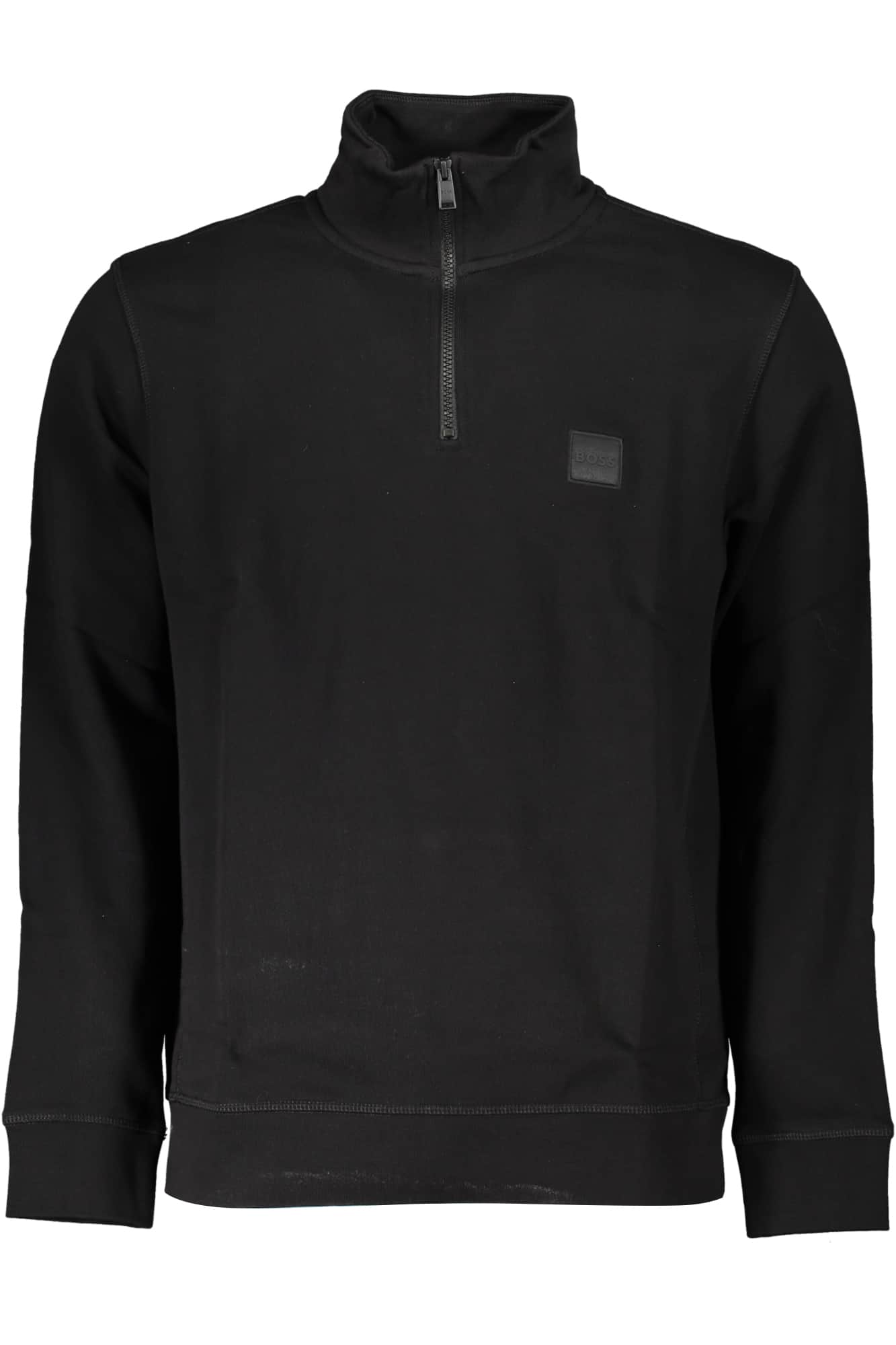 Hugo Boss hombre negro sudadera con cremallera