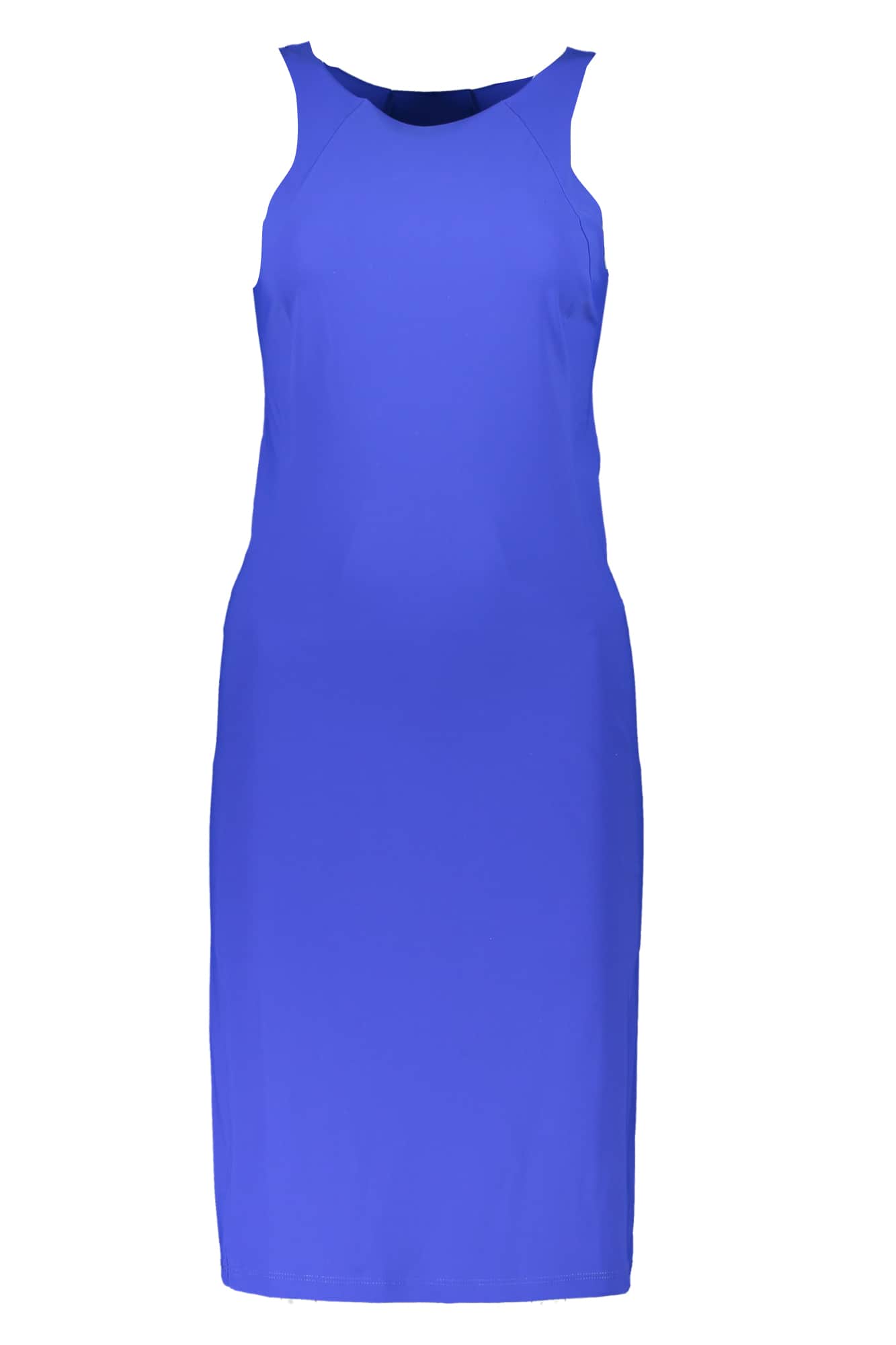 Patrizia Pepe mujer largo vestido azul