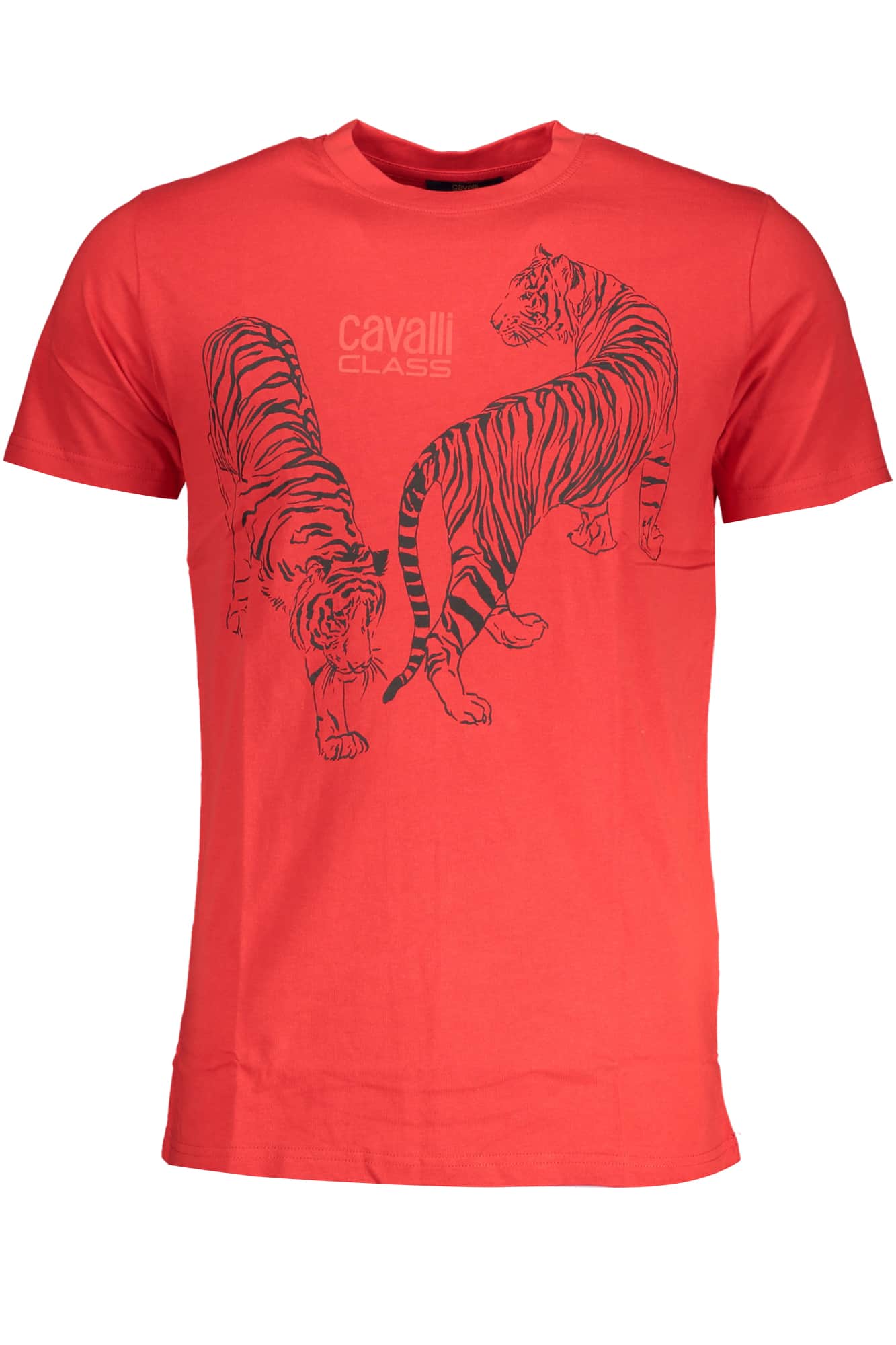 Cavalli Class verde hombre manga corta t-camisa