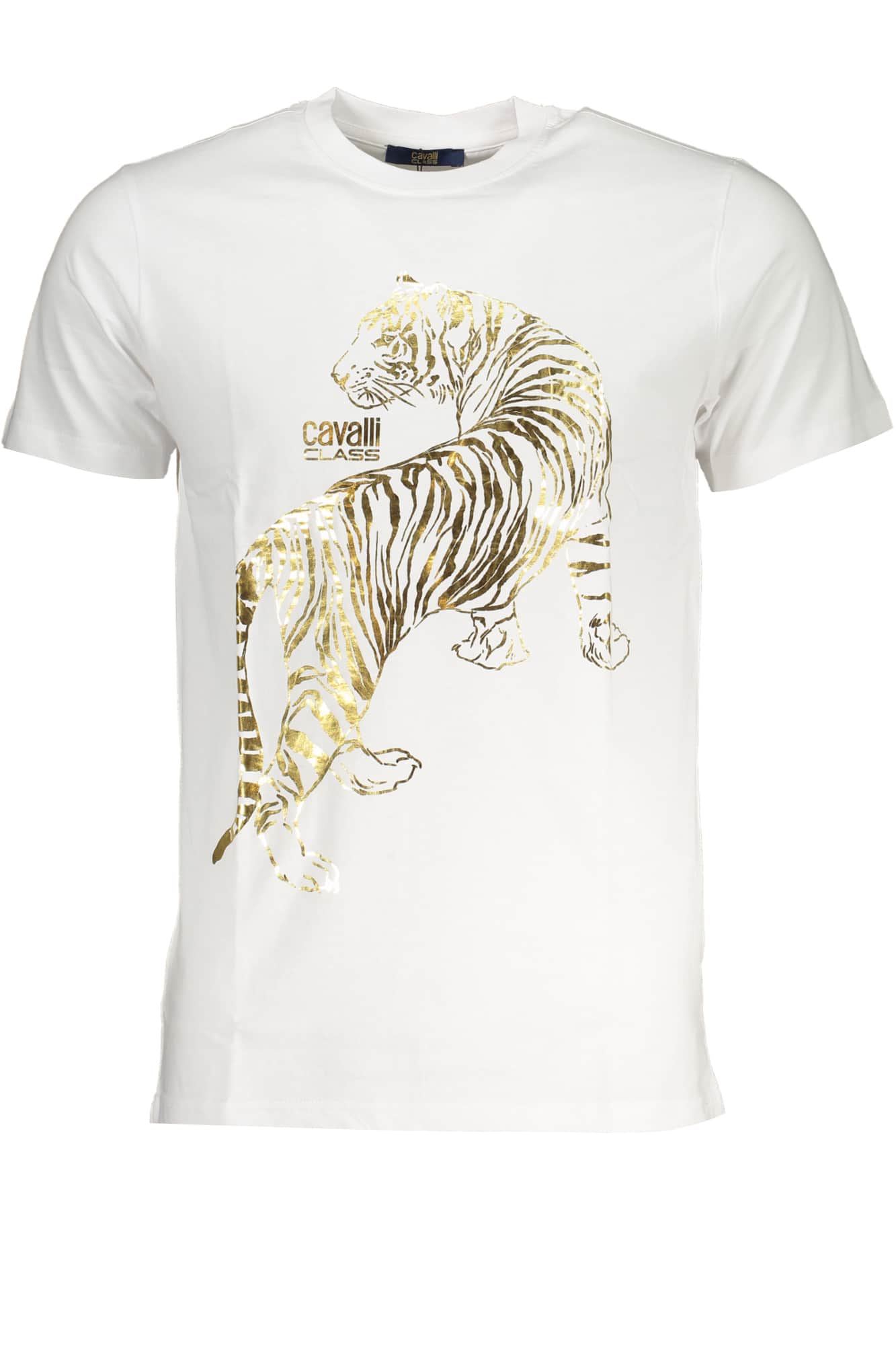 Cavalli Class hombre manga corta t-camisa beige