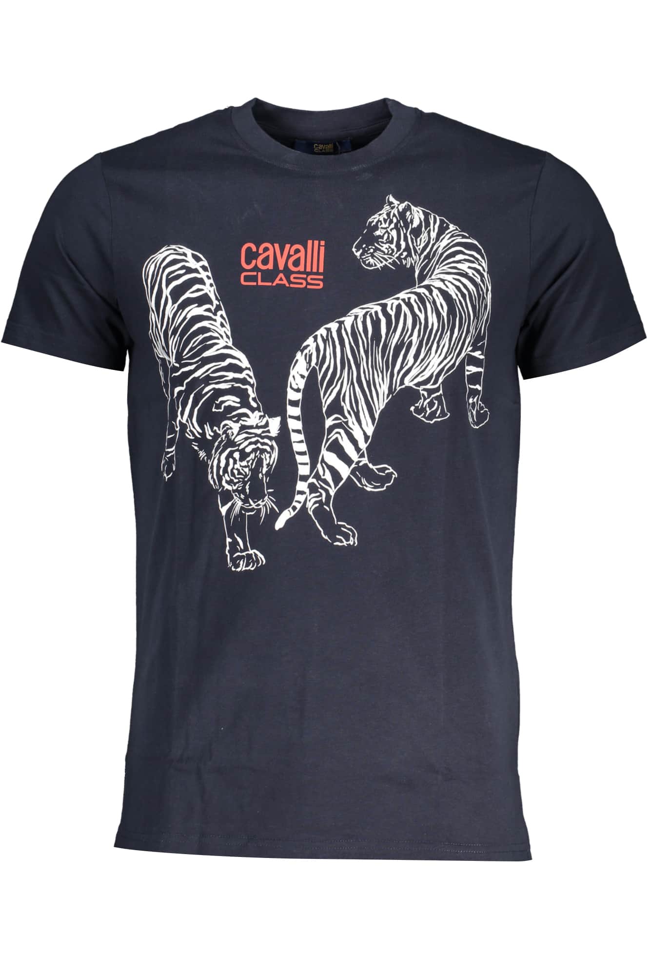Cavalli Class verde hombre manga corta t-camisa