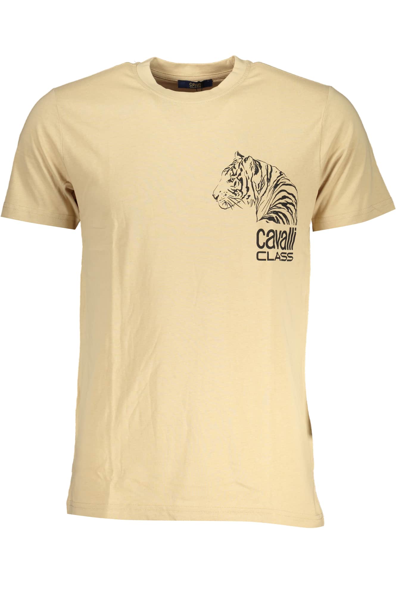 Cavalli Class hombre manga corta t-camisa beige