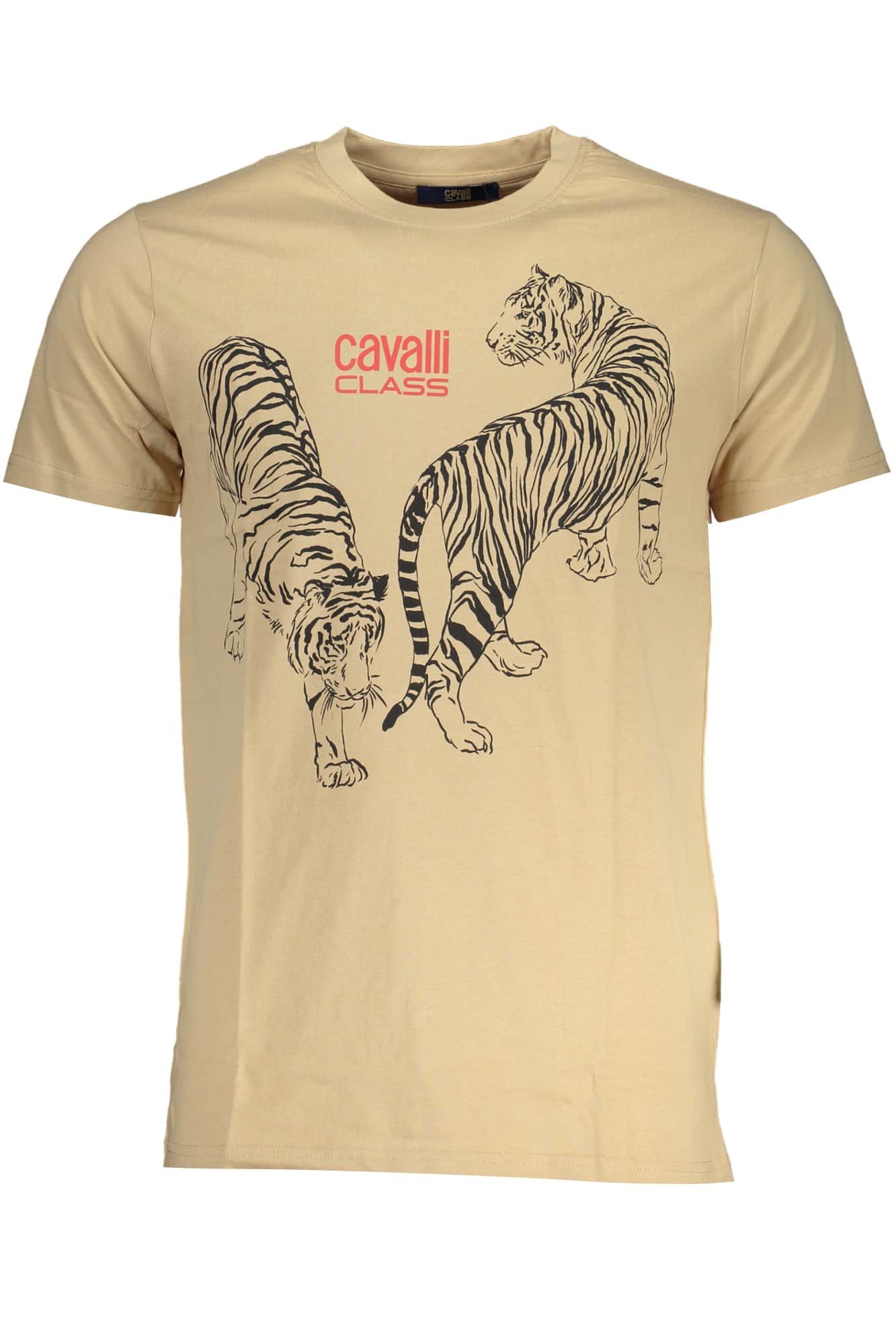 Cavalli Class verde hombre manga corta t-camisa