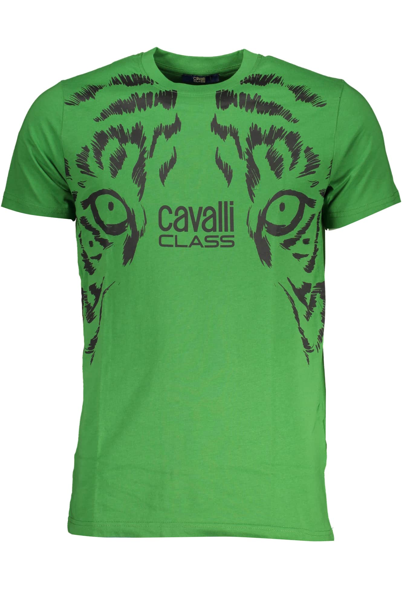 Cavalli Class hombre manga corta t-camisa azul