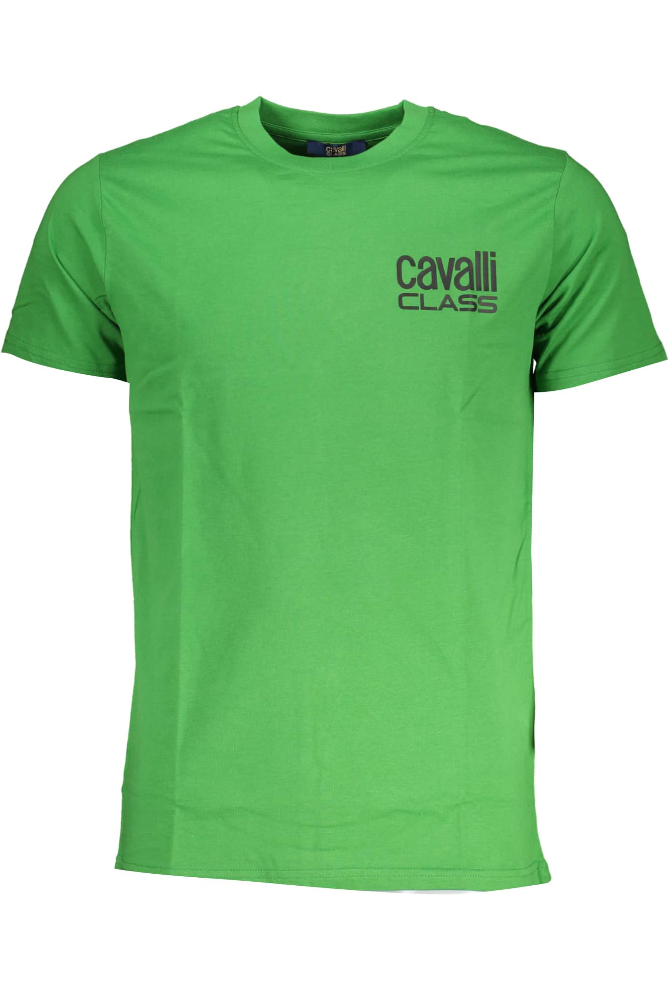 Cavalli Class verde hombre manga corta t-camisa