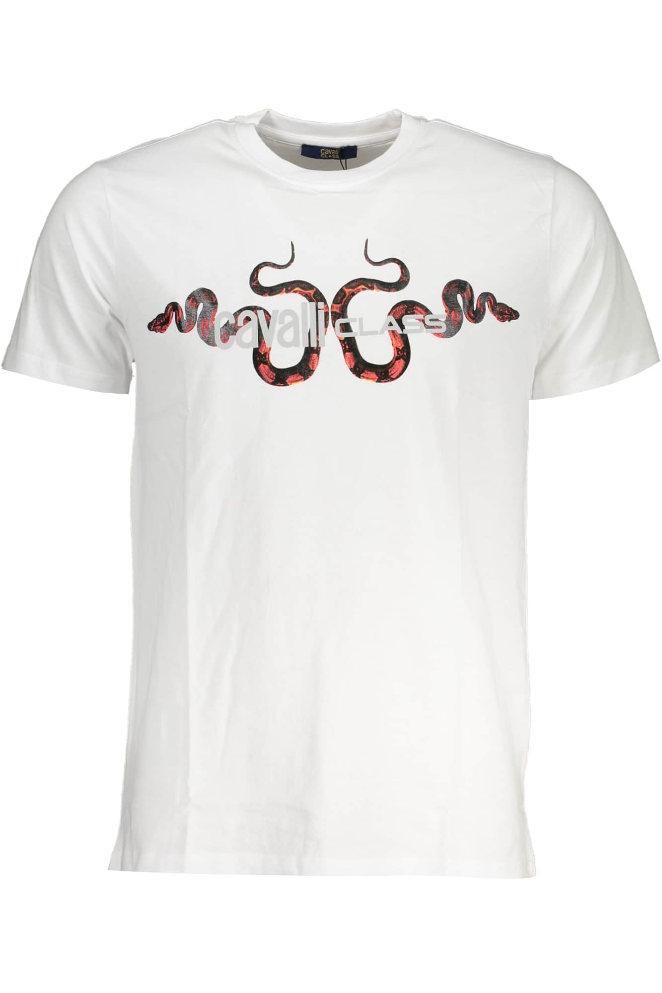 Cavalli Class hombre manga corta t-camisa blanco