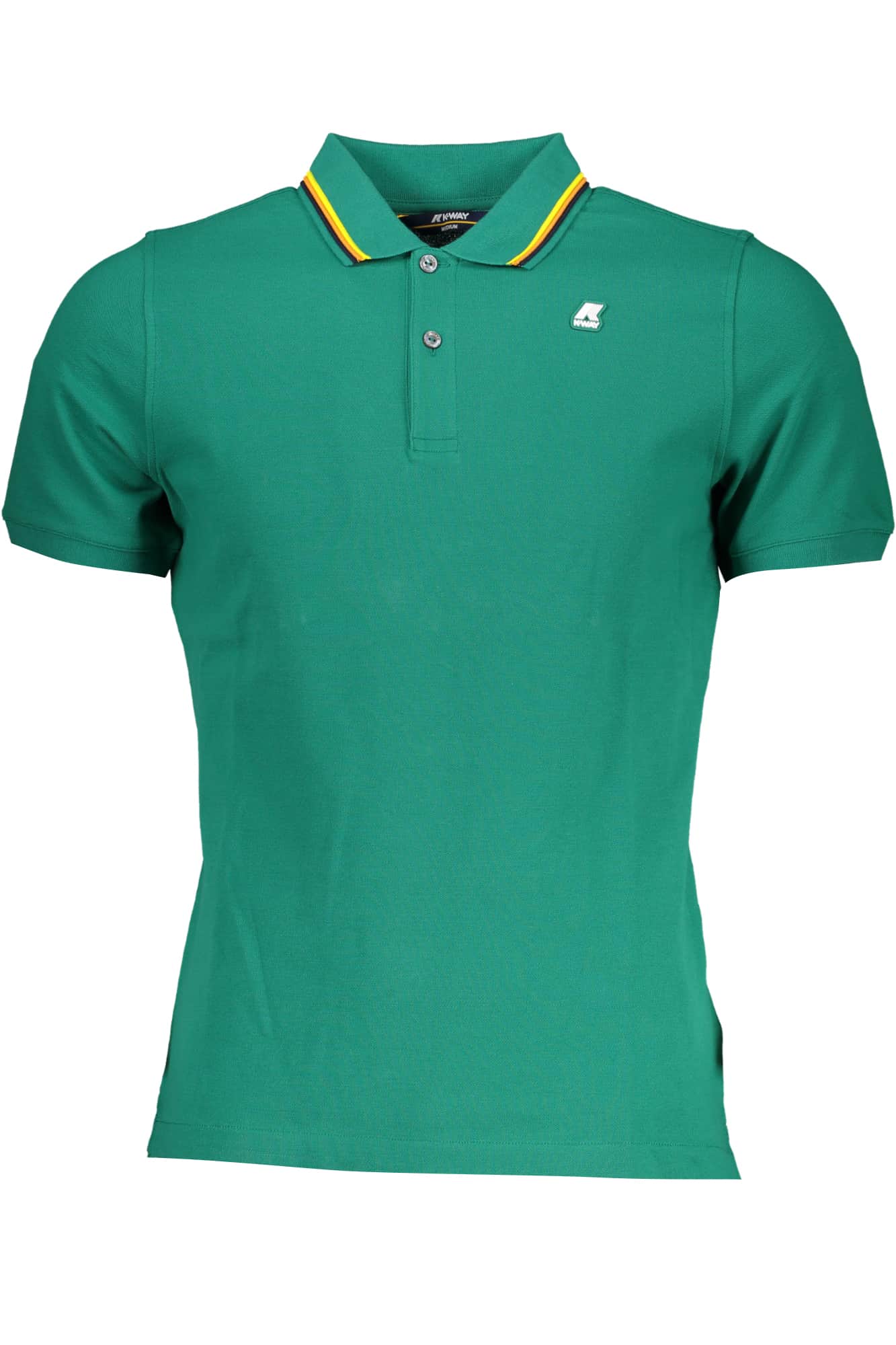K-Way amarillo hombre manga corta polo