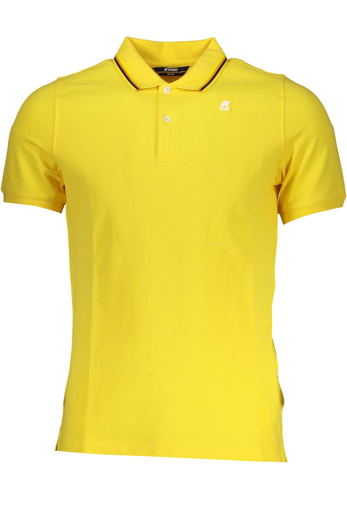 K-Way amarillo hombre manga corta polo