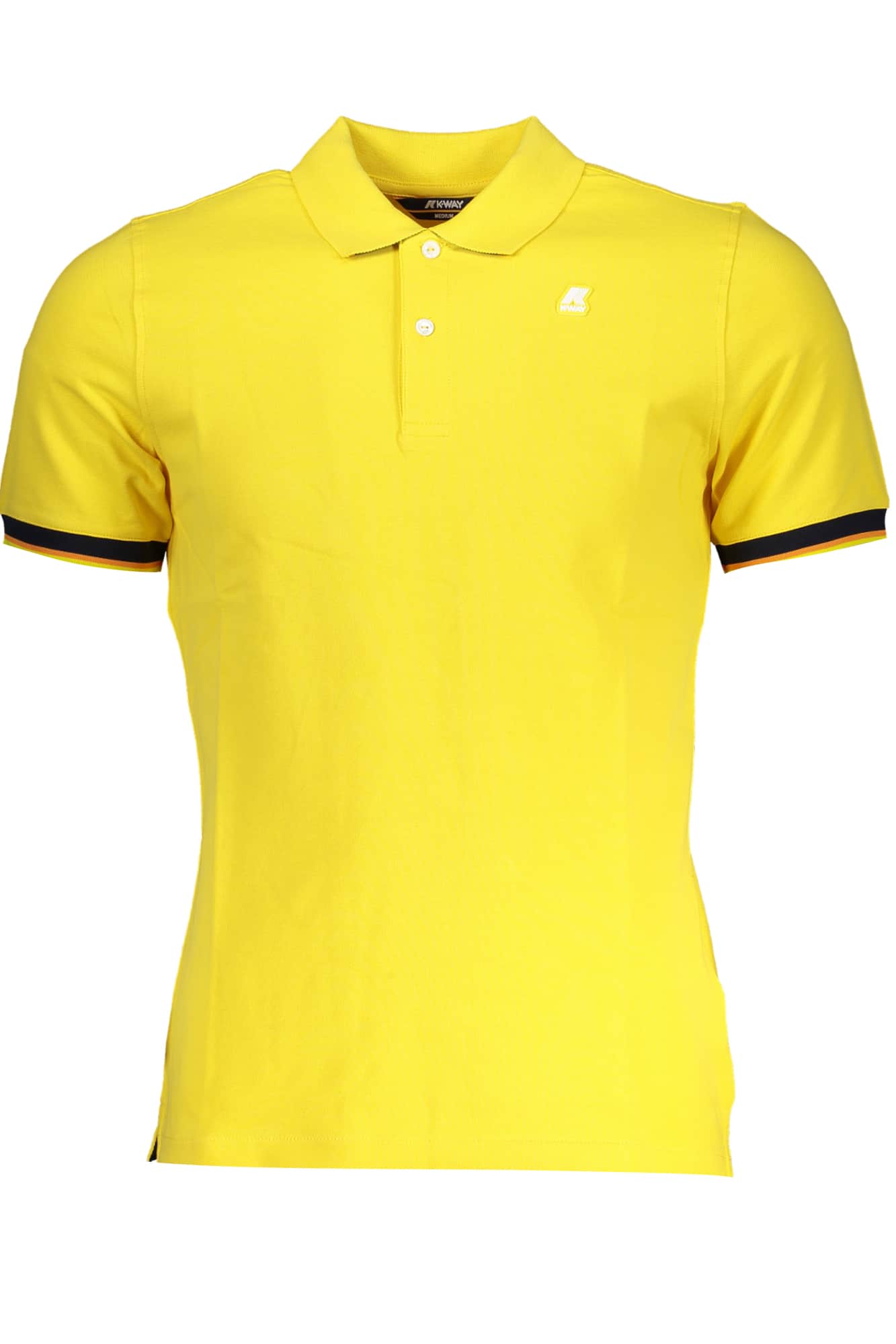 K-Way amarillo hombre manga corta polo