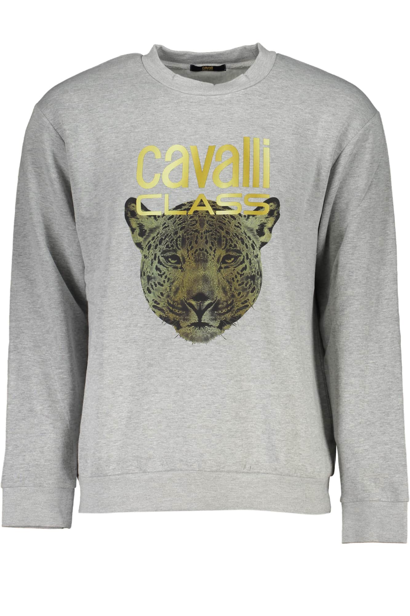 Cavalli Class hombre gris sin cremallera sudadera