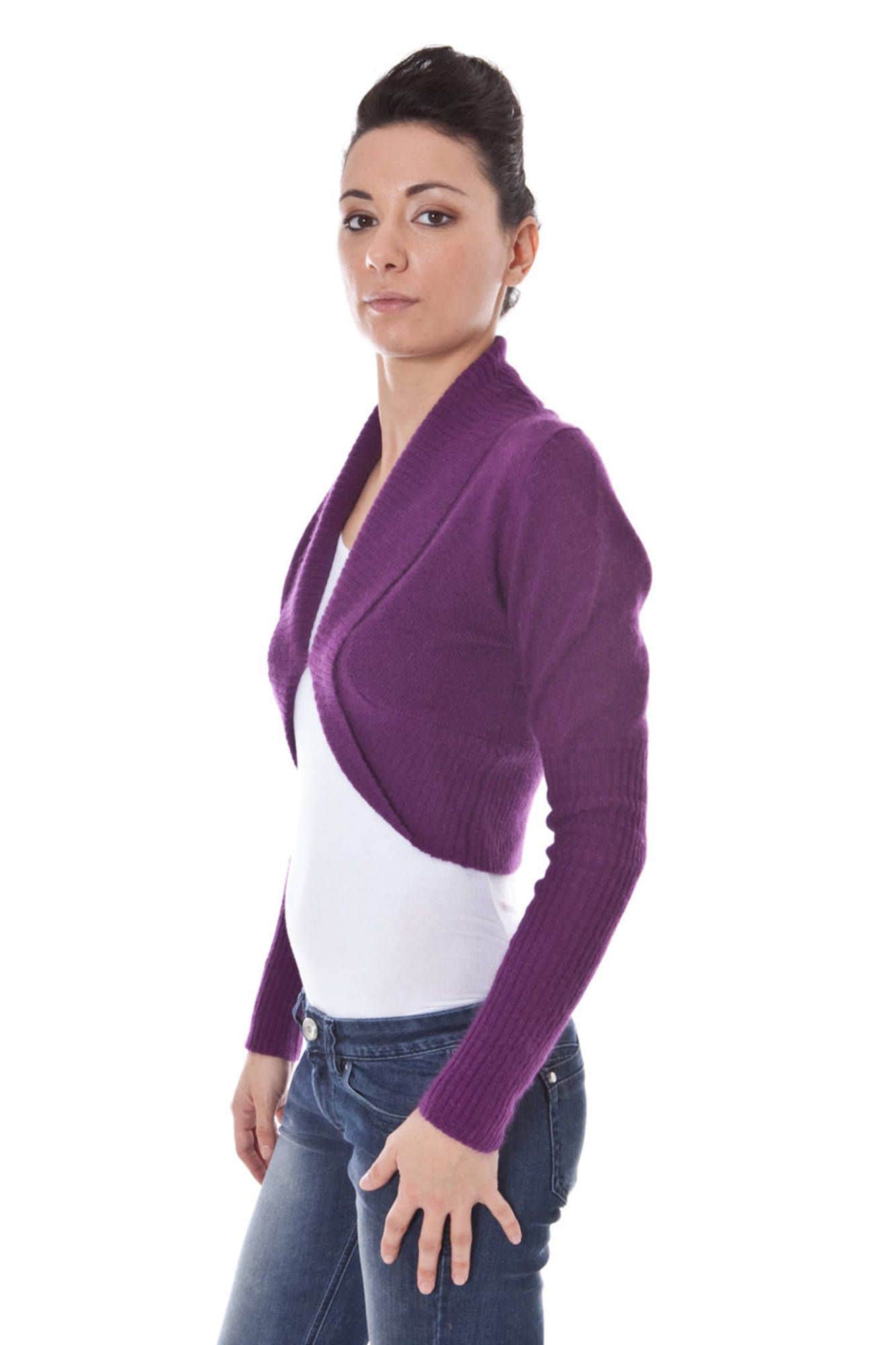 Datch bolero manga larga mujer amarillo