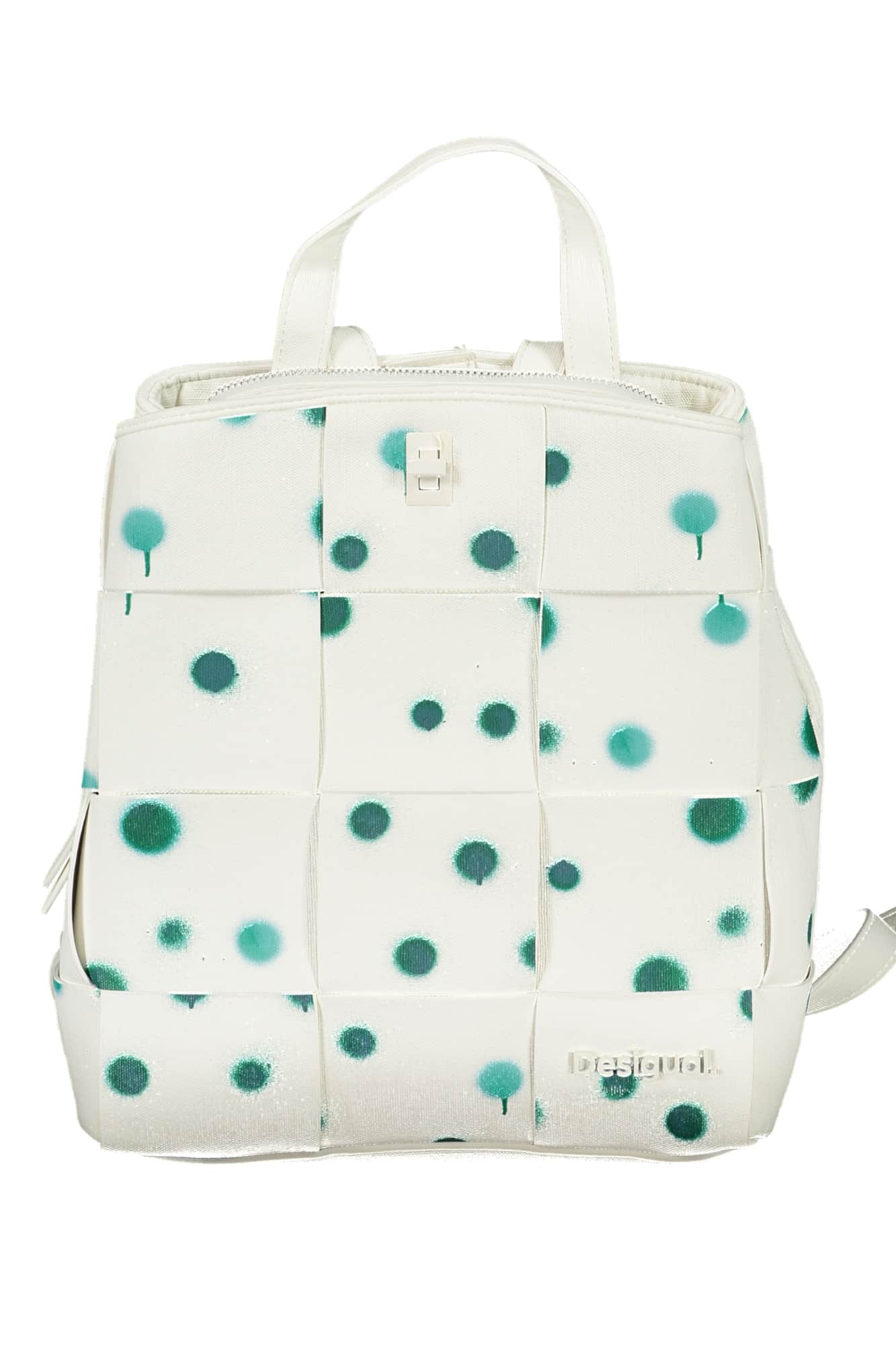 Desigual blanco mujer mochila
