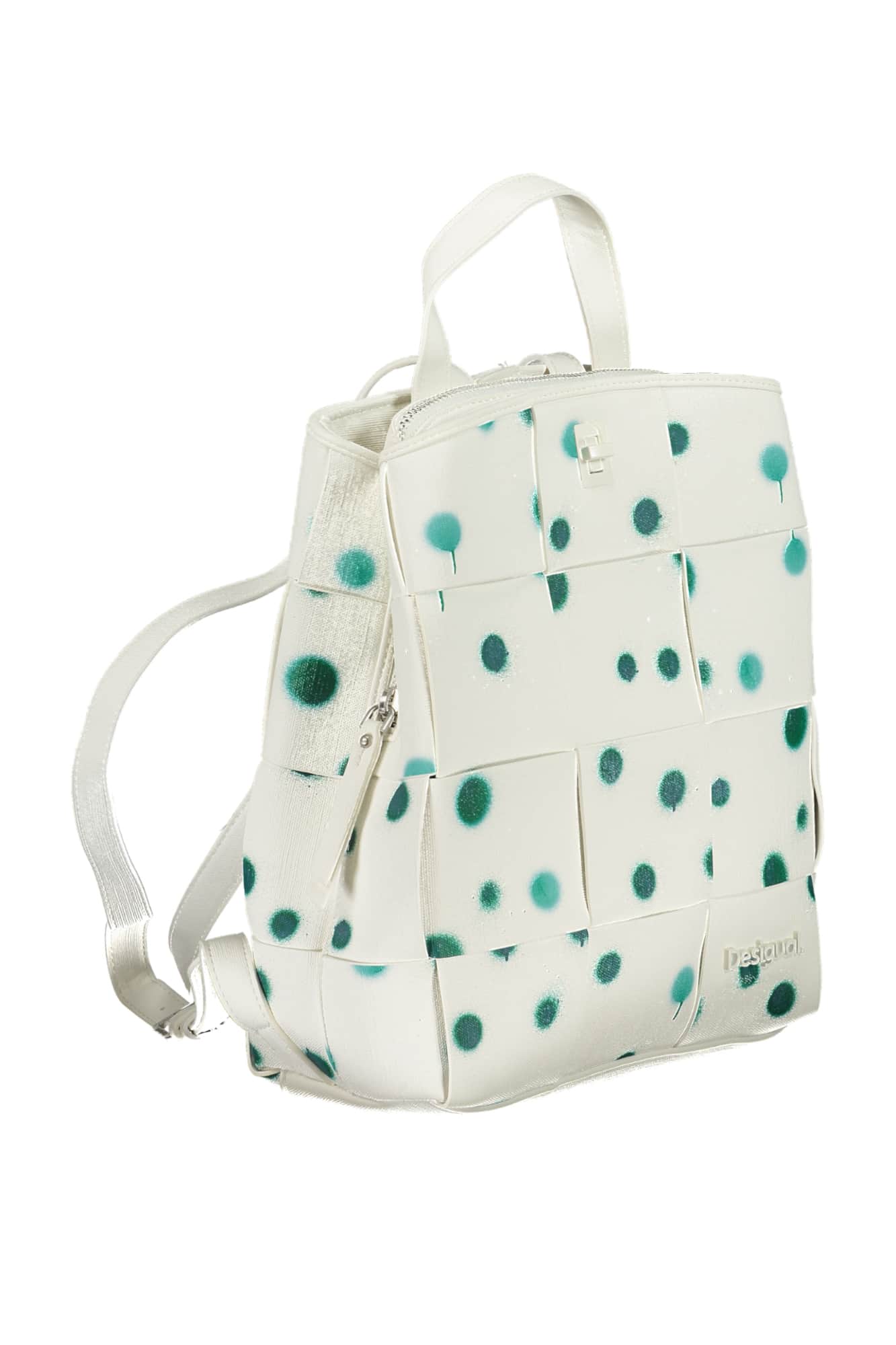 Desigual blanco mujer mochila