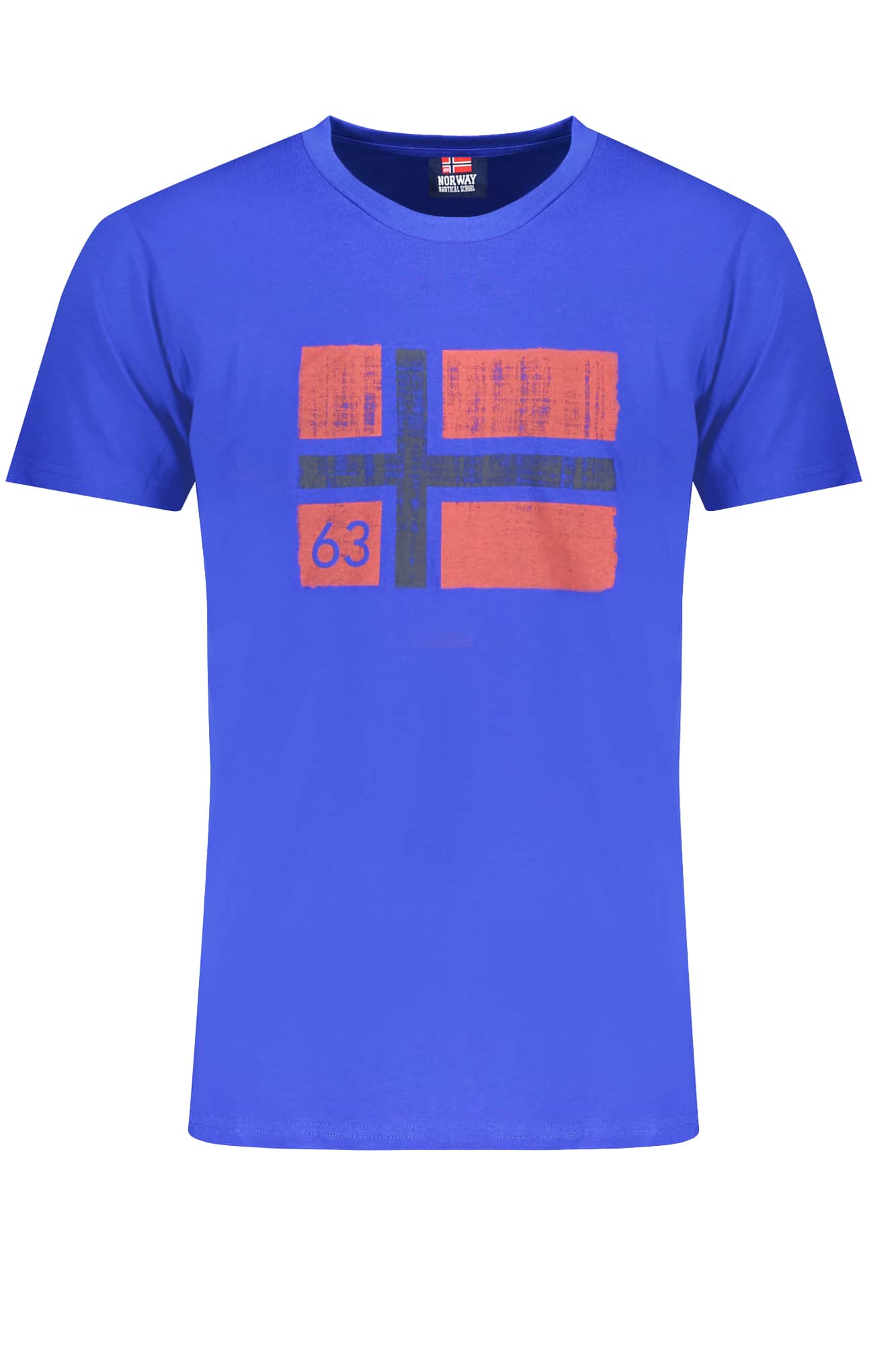 Norway 1963 hombre manga corta t-camisa blanco