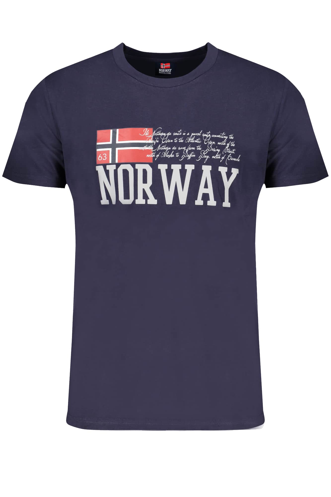Norway 1963 hombre blanco manga corta t-camisa