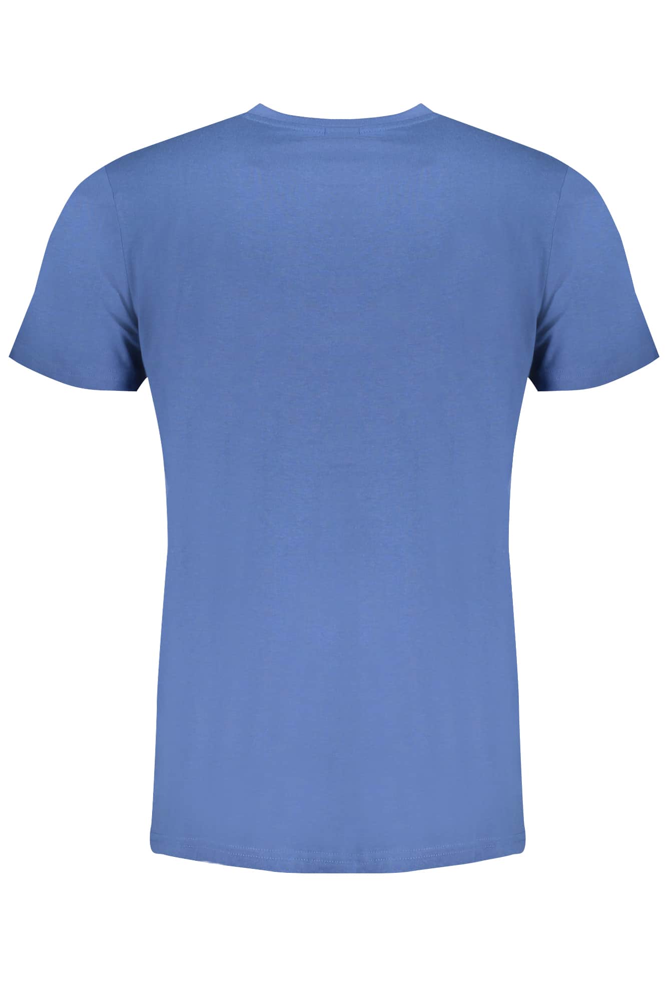 Norway 1963 hombre manga corta t-camisa azul