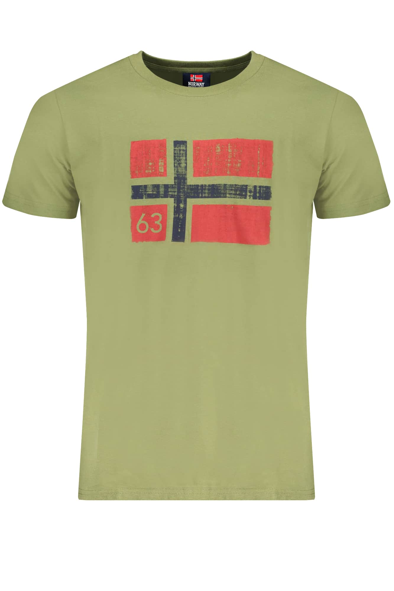 Norway 1963 hombre manga corta t-camisa blanco