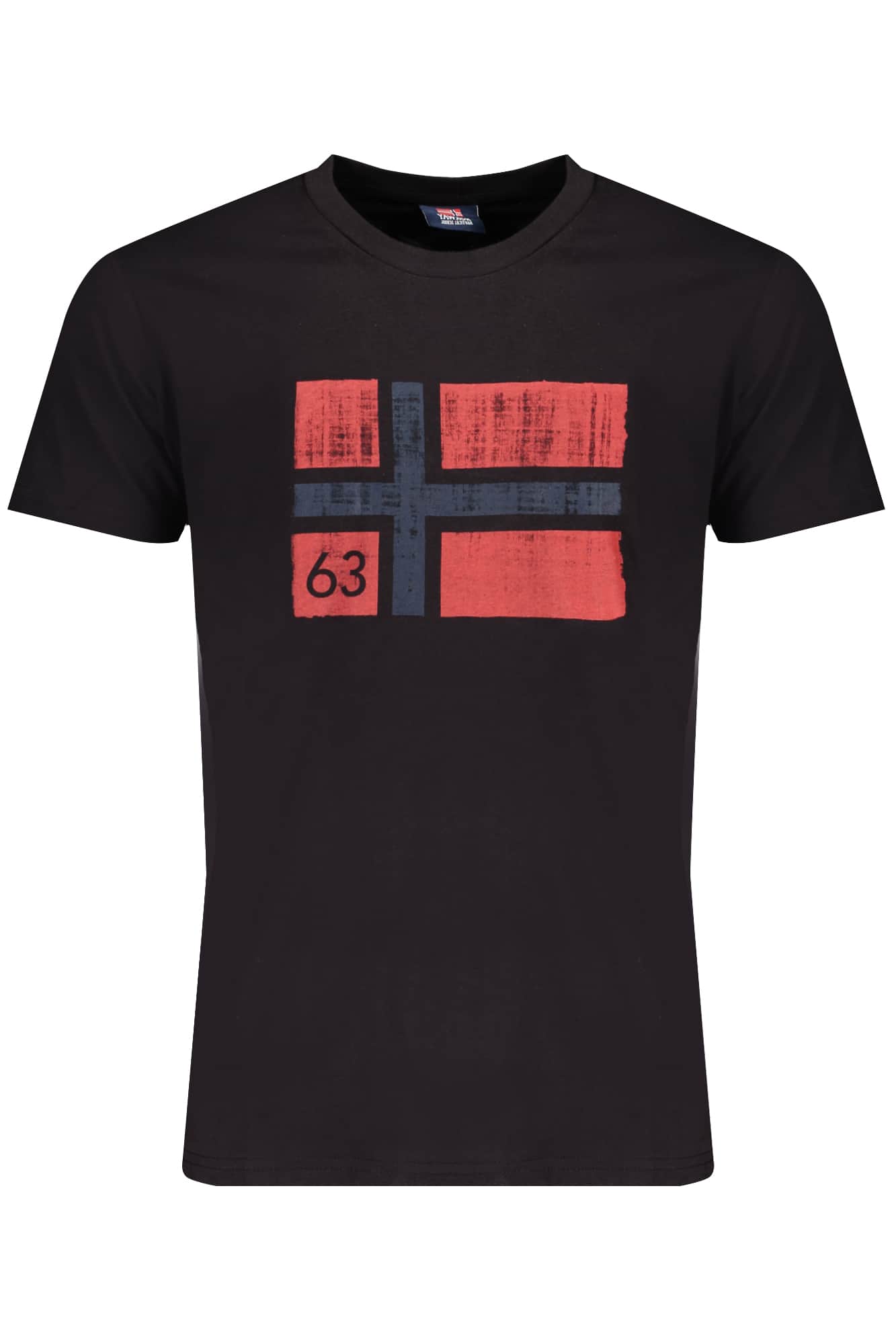 Norway 1963 hombre manga corta t-camisa blanco