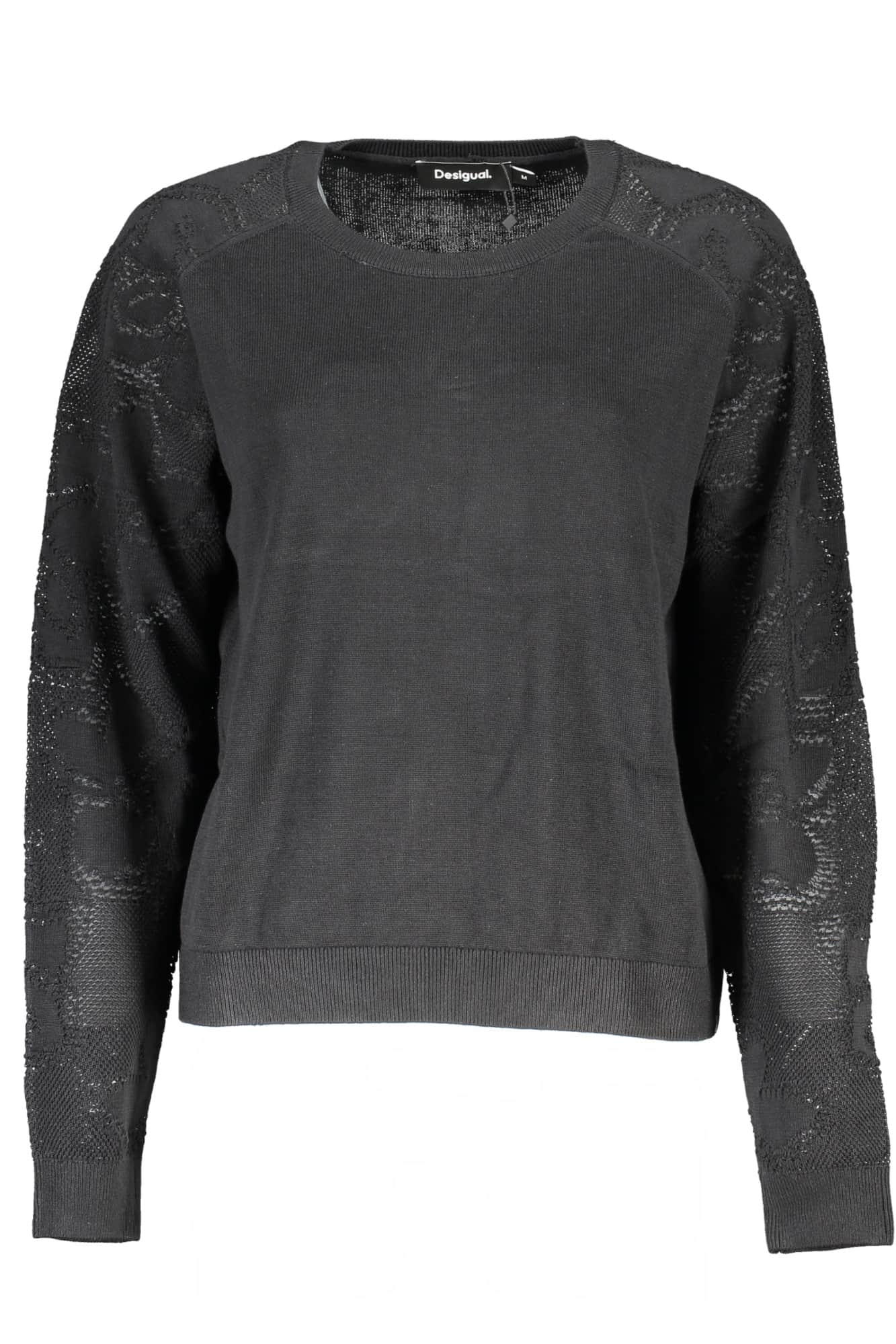 Desigual negro mujer jersey