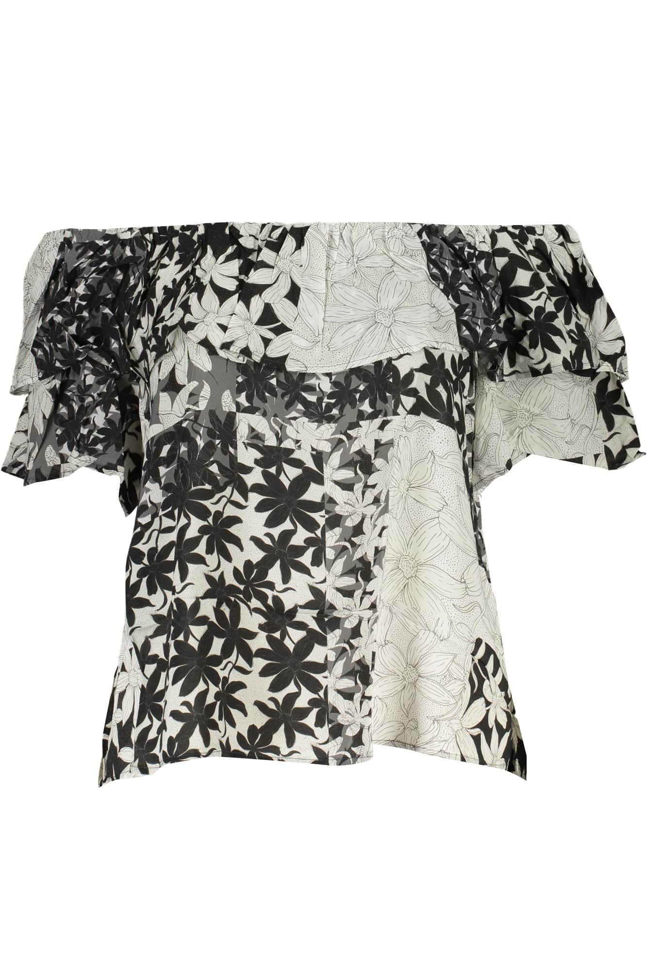 Desigual mujer manga corta t-camisa blanco