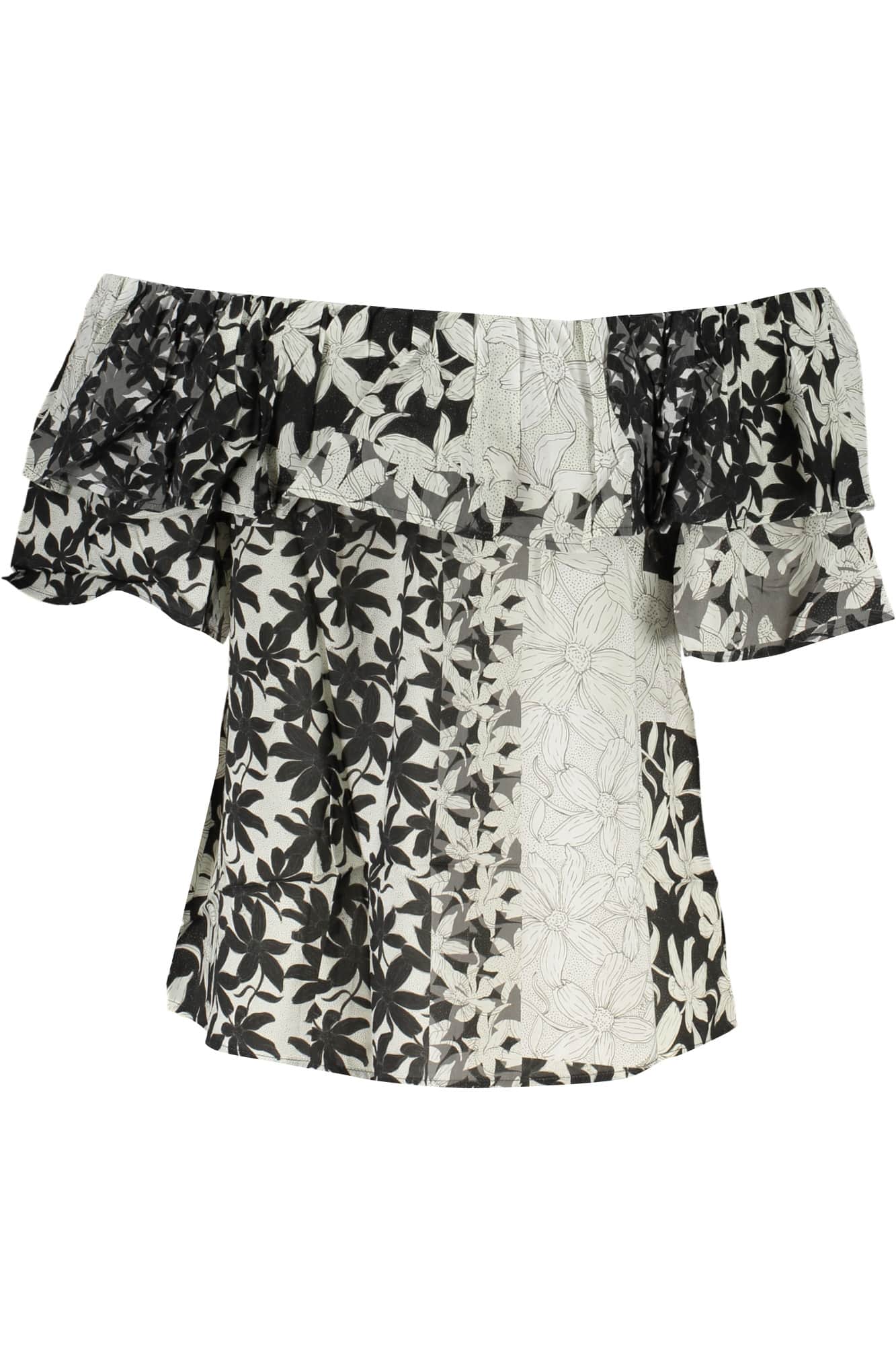 Desigual mujer manga corta t-camisa blanco