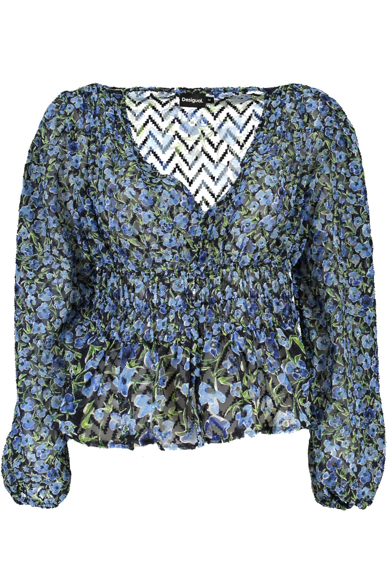 Desigual mujer azul jersey