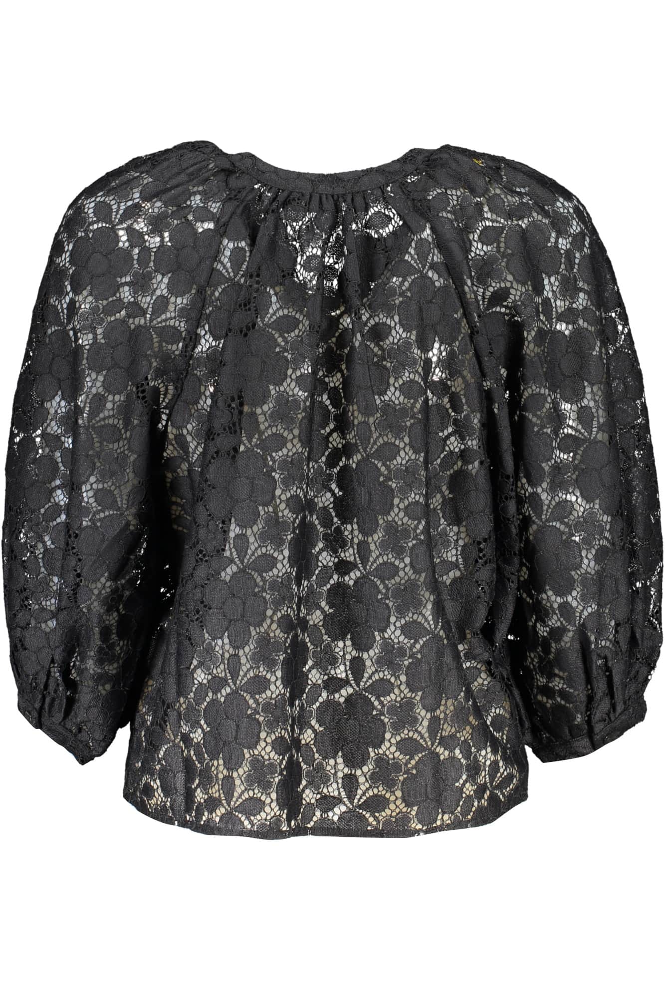 Desigual mujer manga larga camisa negro