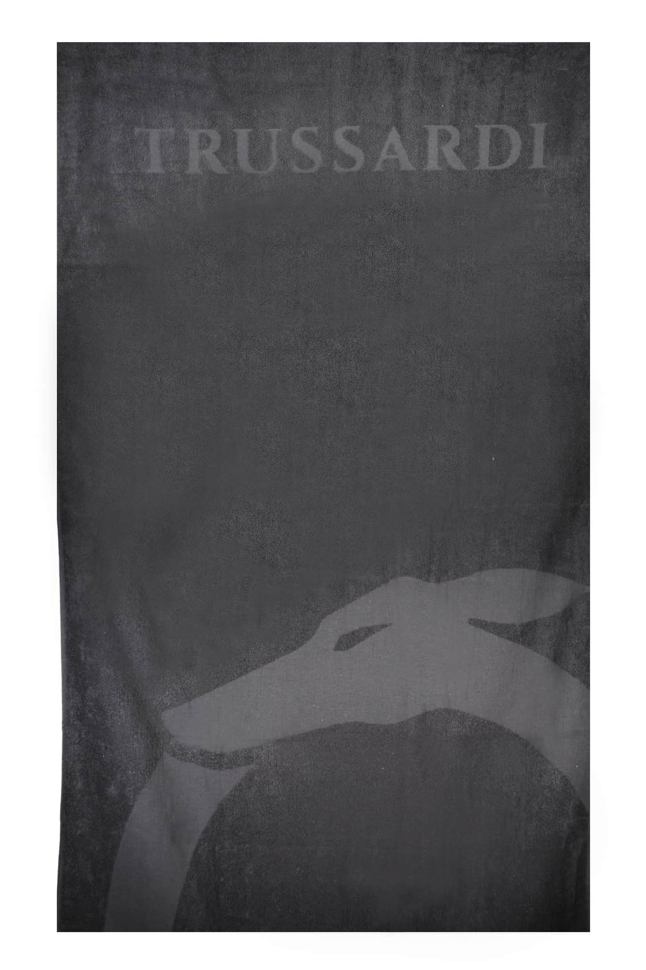 Trussardi vaqueros hombre toalla de playa azul