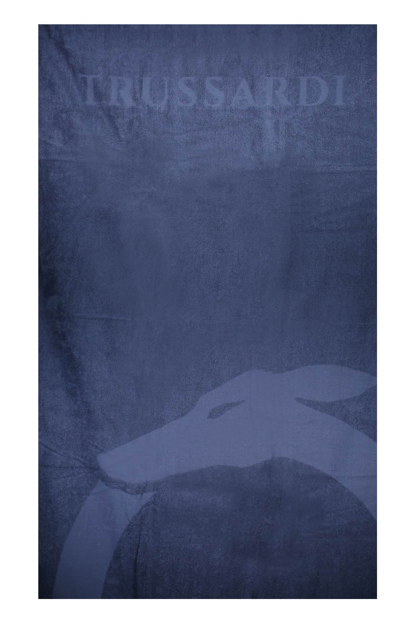Trussardi vaqueros hombre toalla de playa azul