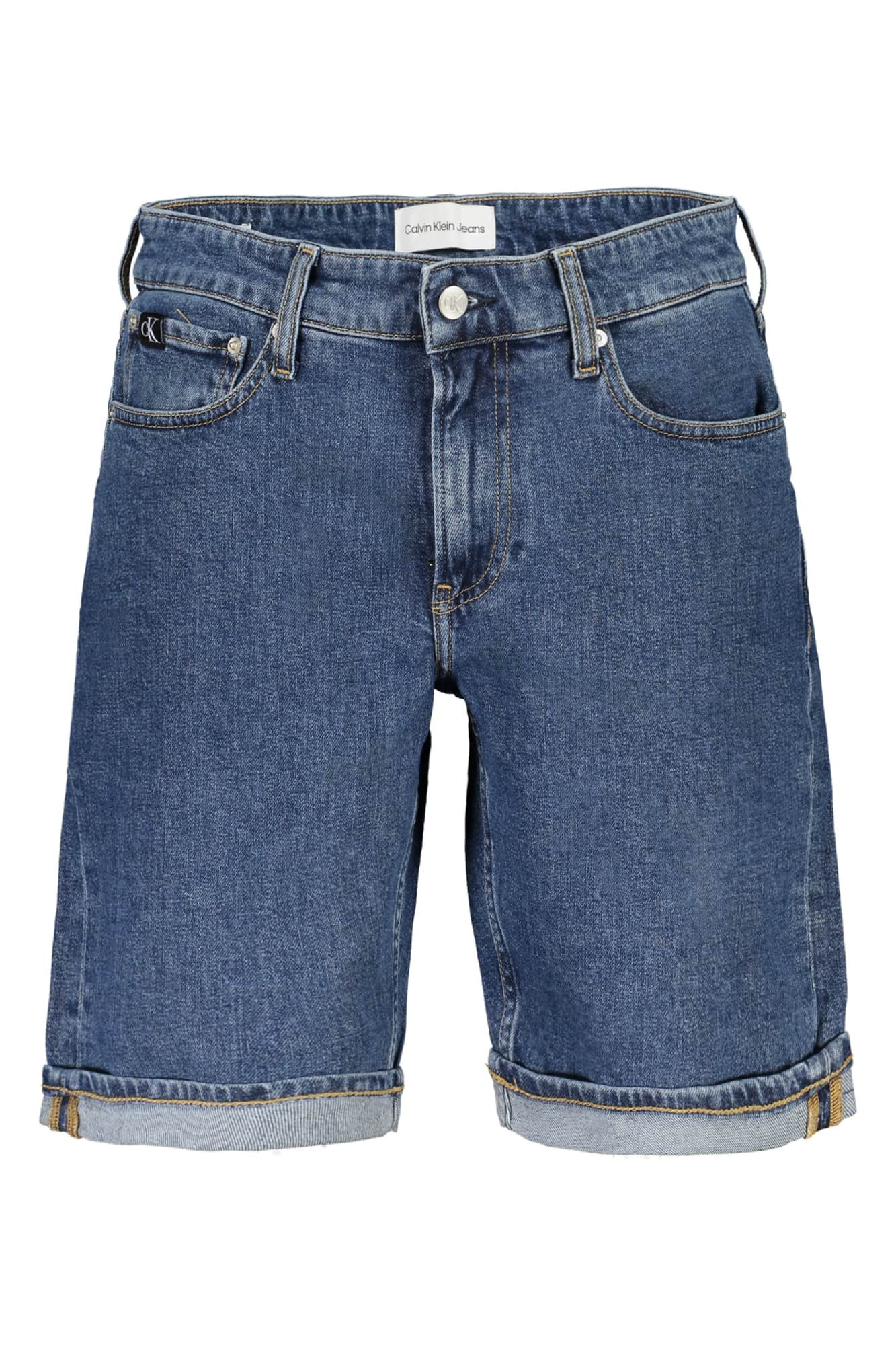 Calvin Klein hombre vaqueros corto azul