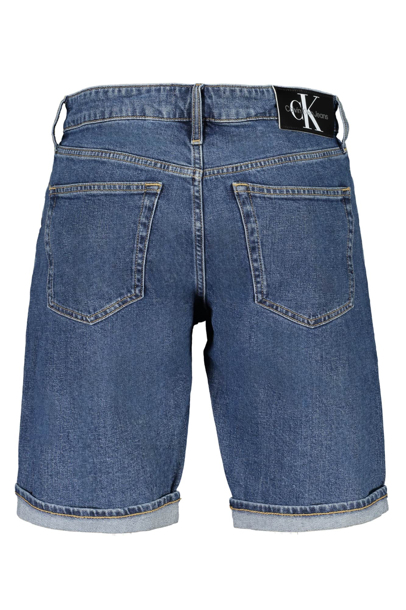 Calvin Klein hombre vaqueros corto azul