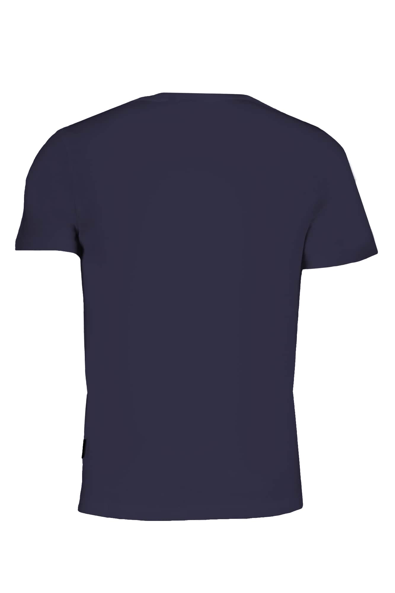 Napapijri hombre manga corta t-camisa azul