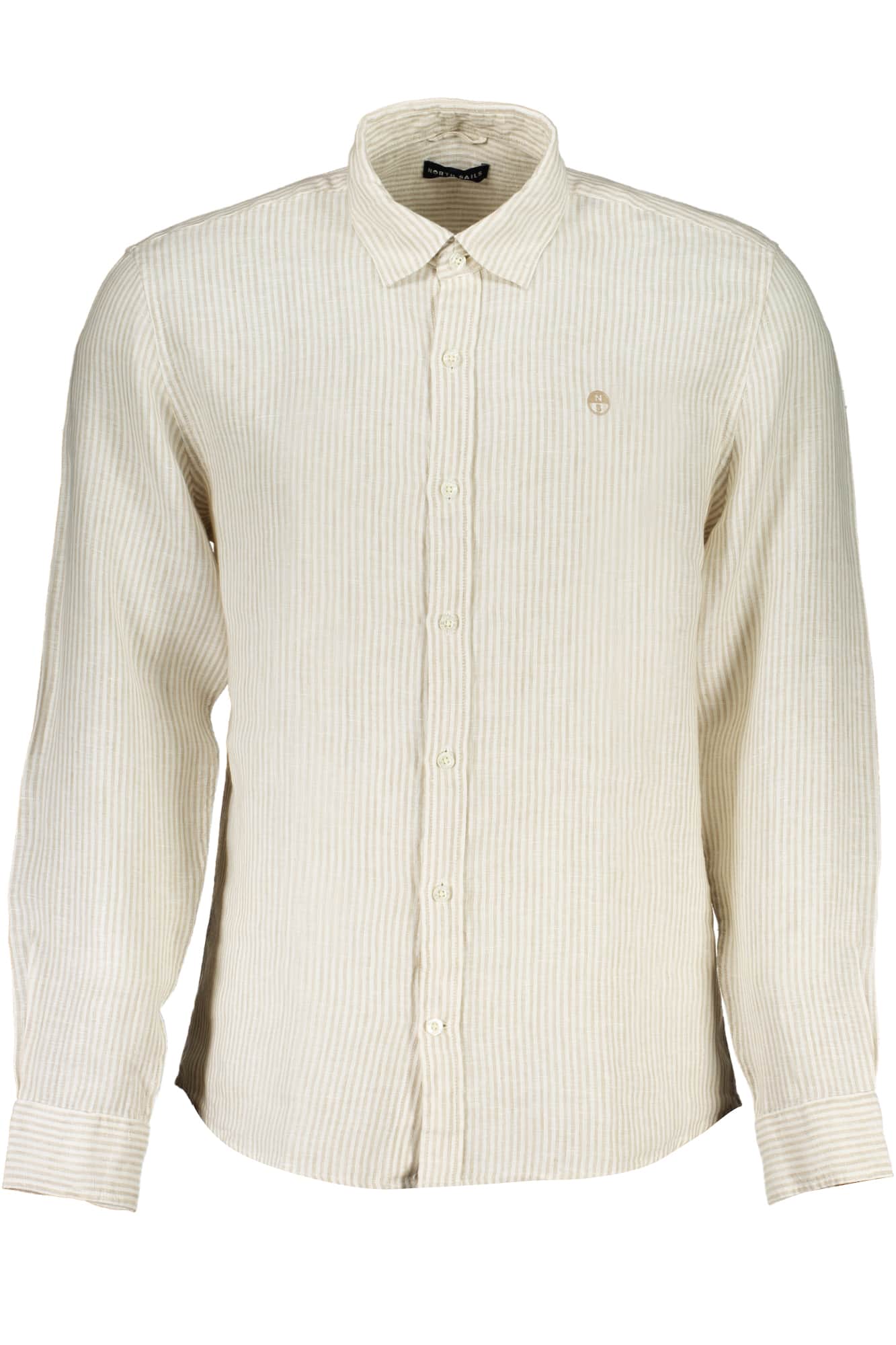 North Sails hombre manga larga camisa azul